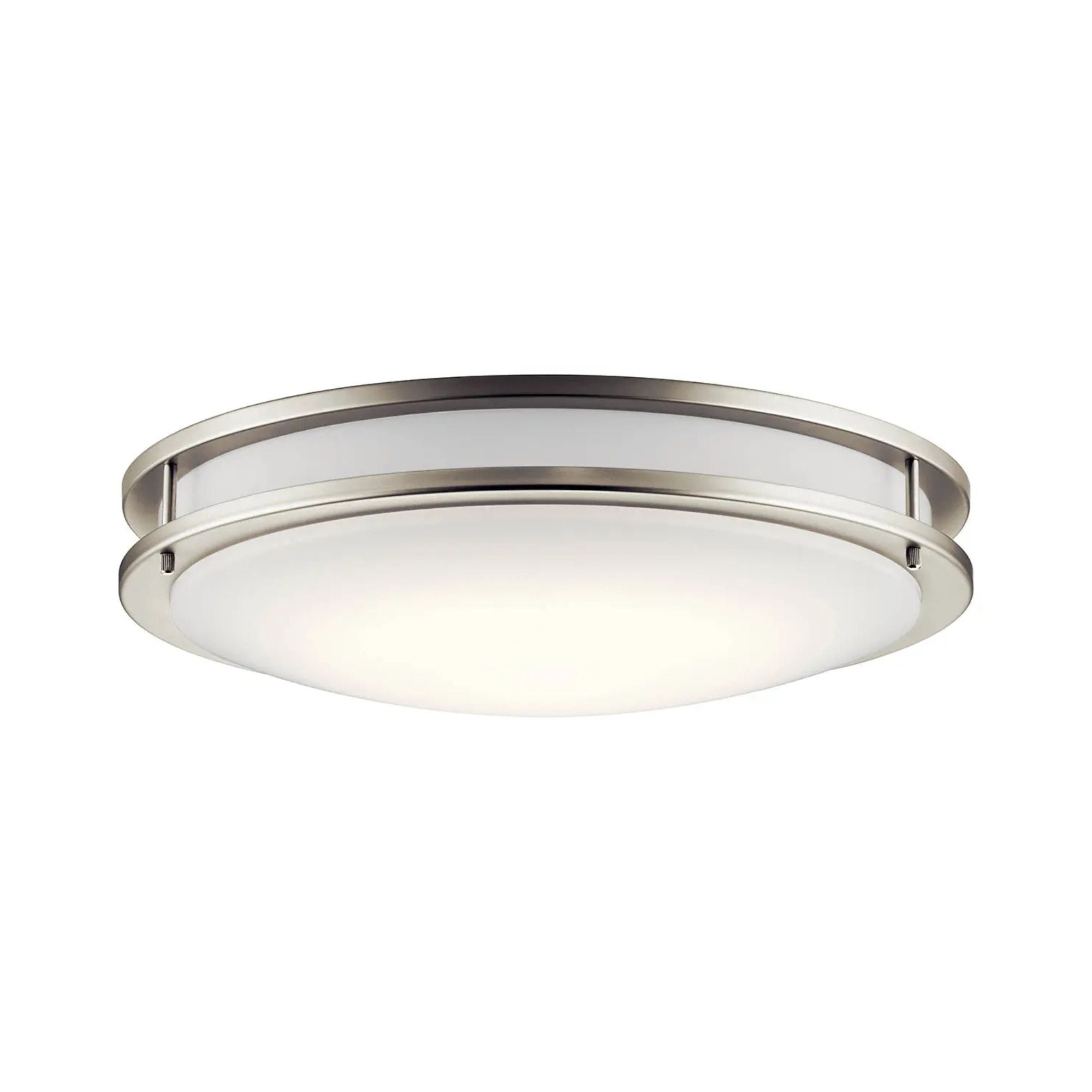 Avon 24" LED Flush Mount, Brushed Nickel Finish
