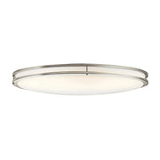 Avon 33" LED Flush Mount, Brushed Nickel Finish