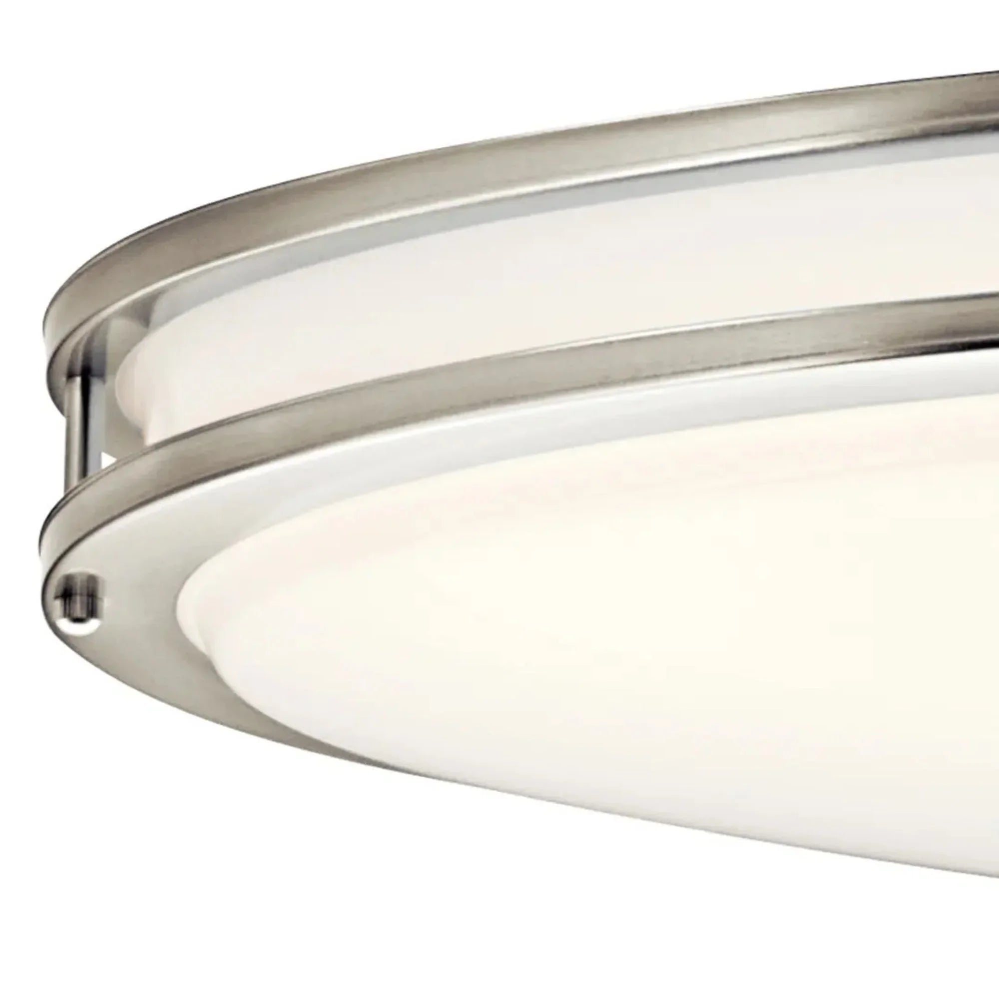 Avon 33" LED Flush Mount, Brushed Nickel Finish