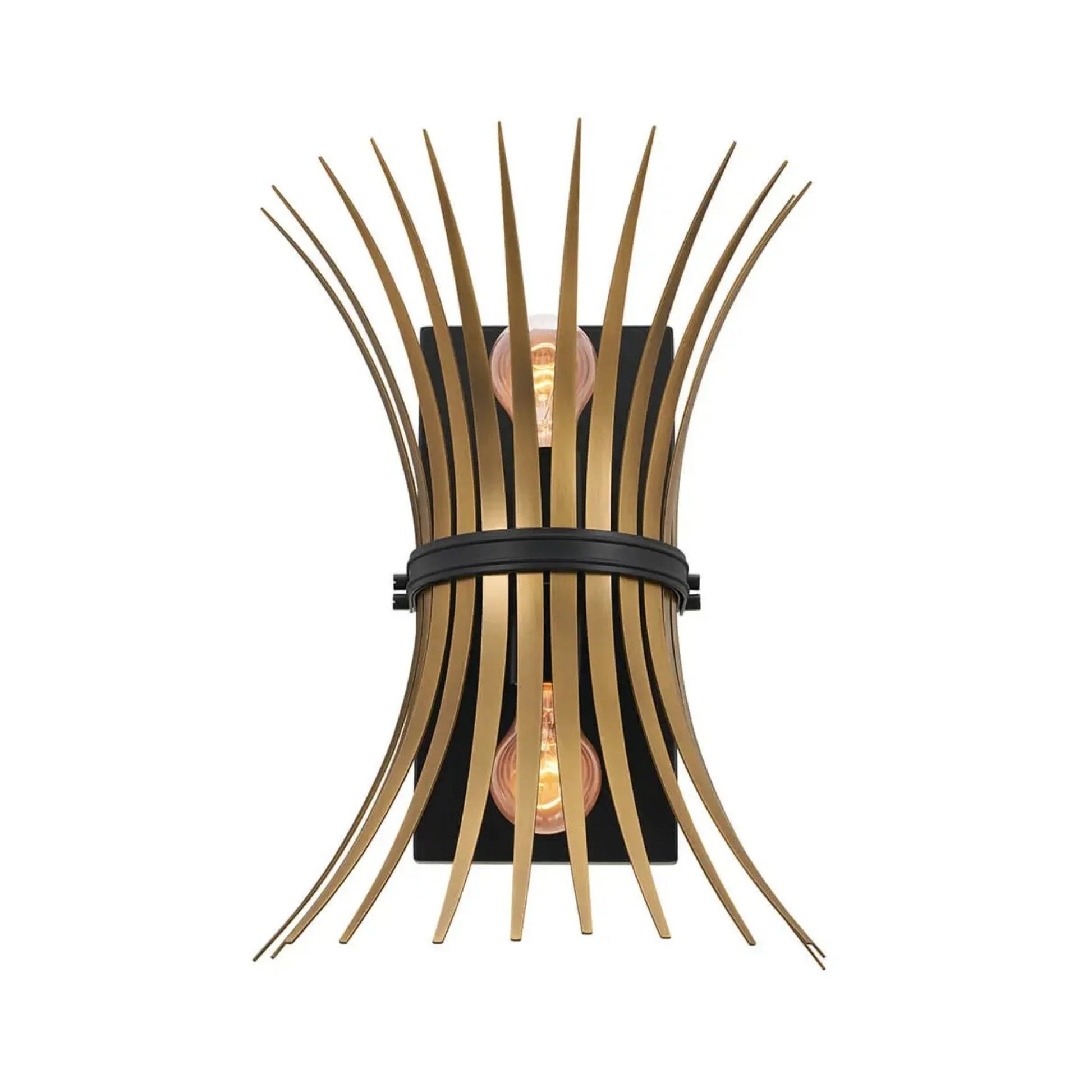 Kichler Lighting - Baile 16" 2-Light Wall Sconce, Black Finish | Bees Lighting