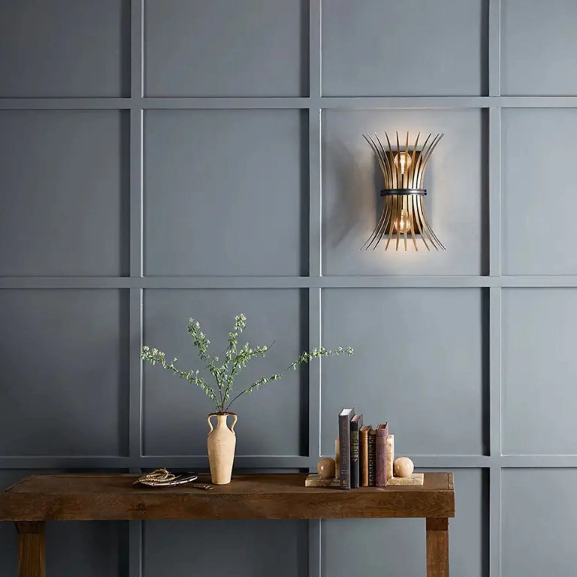 Kichler Lighting - Baile 16" 2-Light Wall Sconce, Black Finish | Bees Lighting