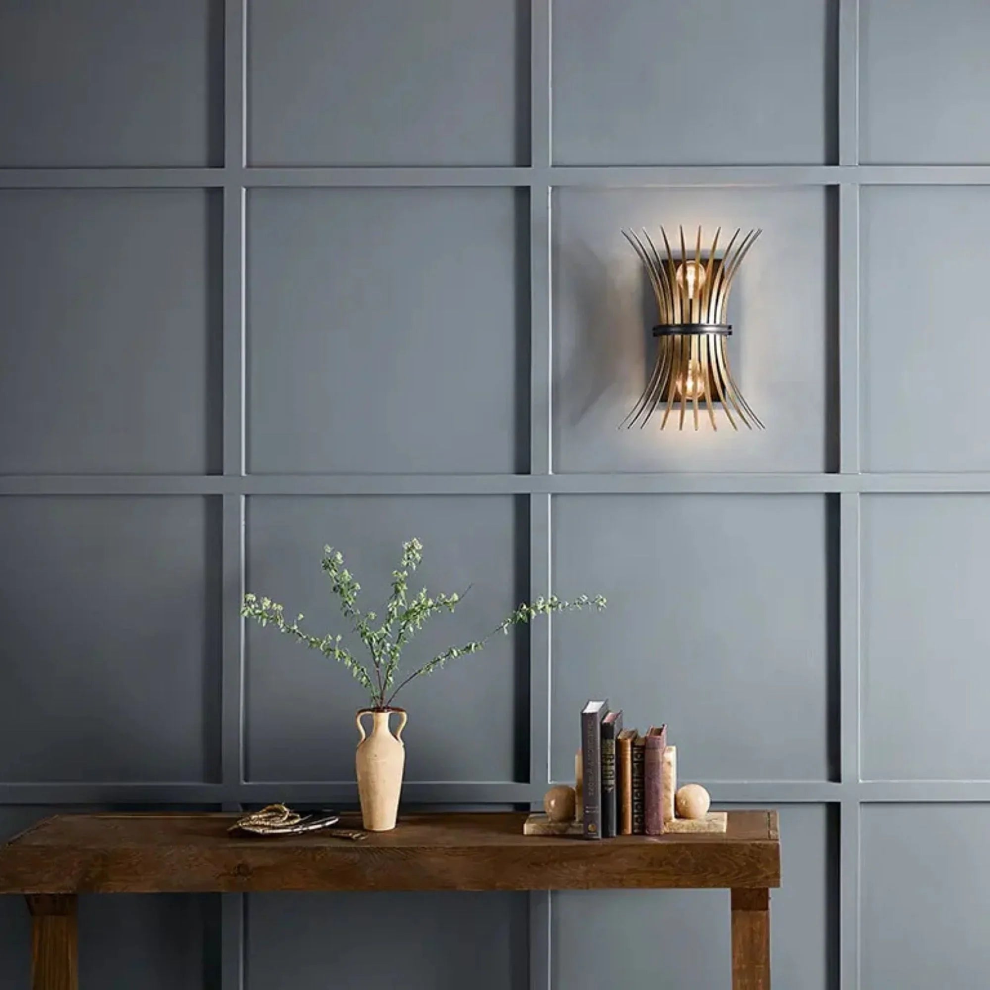 Kichler Lighting - Baile 16" 2-Light Wall Sconce, Black Finish | Bees Lighting