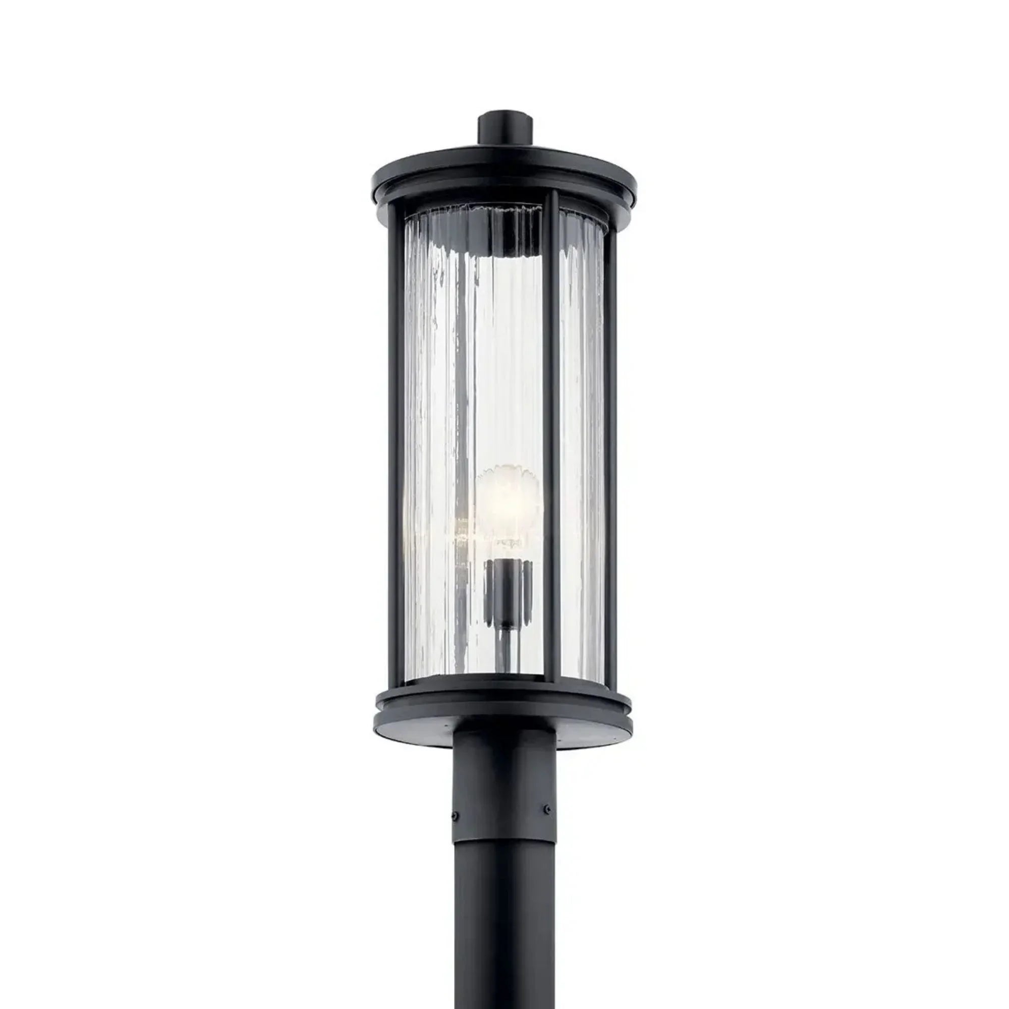 Barras 23" Outdoor Post Light, Black Finish