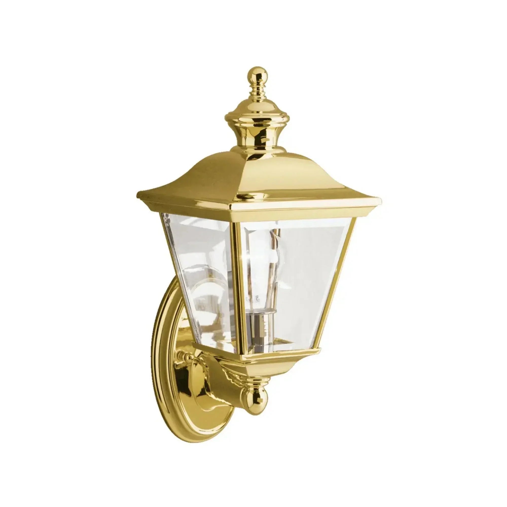 Bay Shore 20" Outdoor Wall Light, Polished Brass Finish