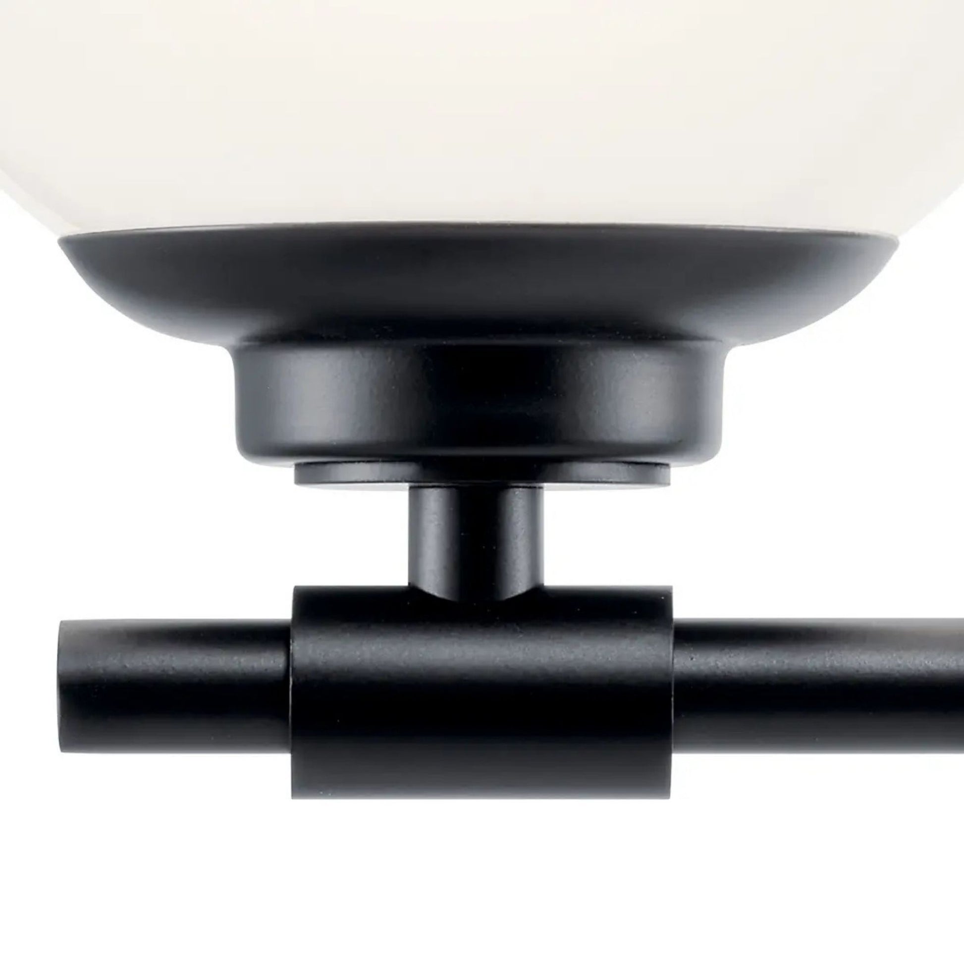 Kichler Lighting - Benno 15" 2-Light Vanity Light, Black Finish | Bees Lighting