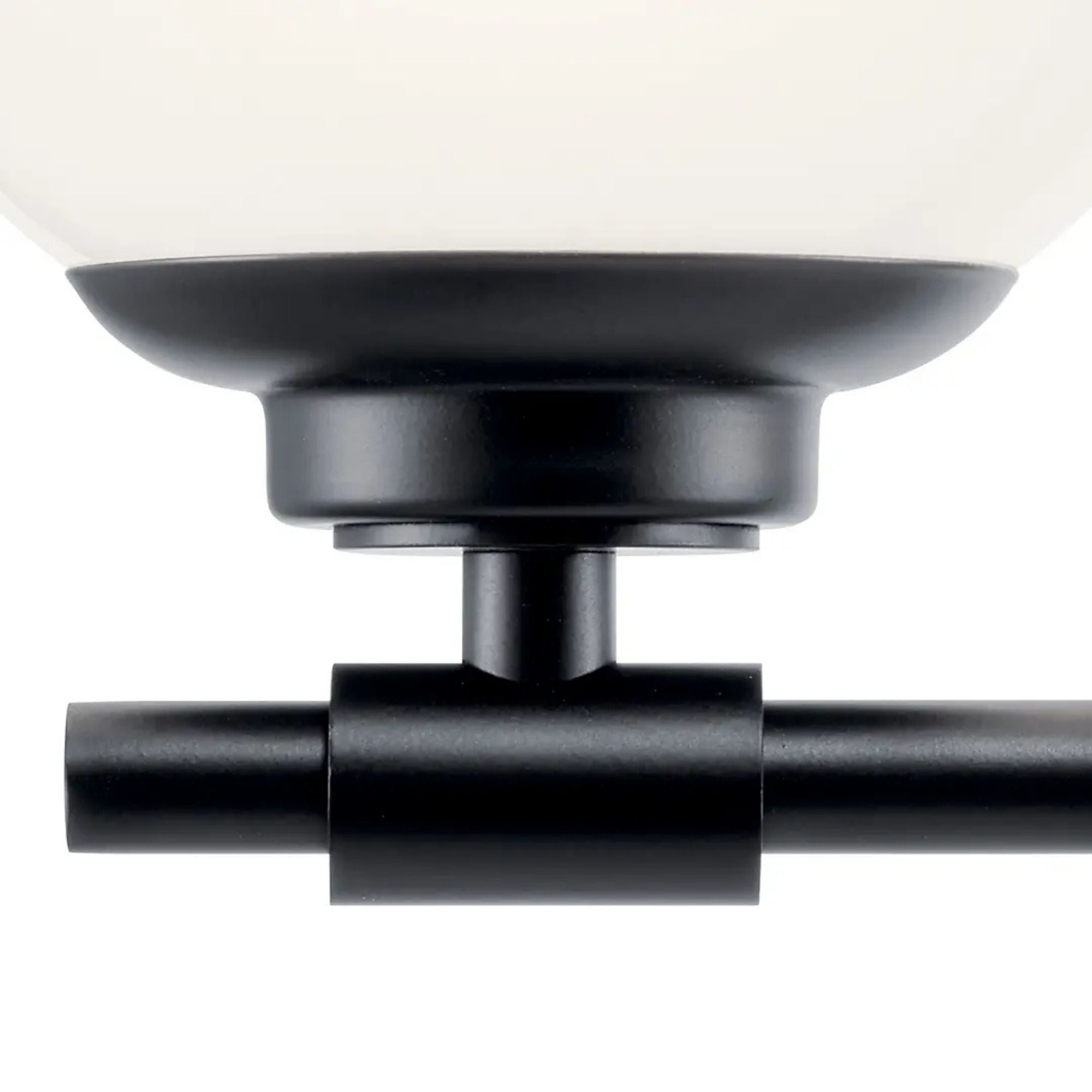Kichler Lighting - Benno 15" 2-Light Vanity Light, Black Finish | Bees Lighting