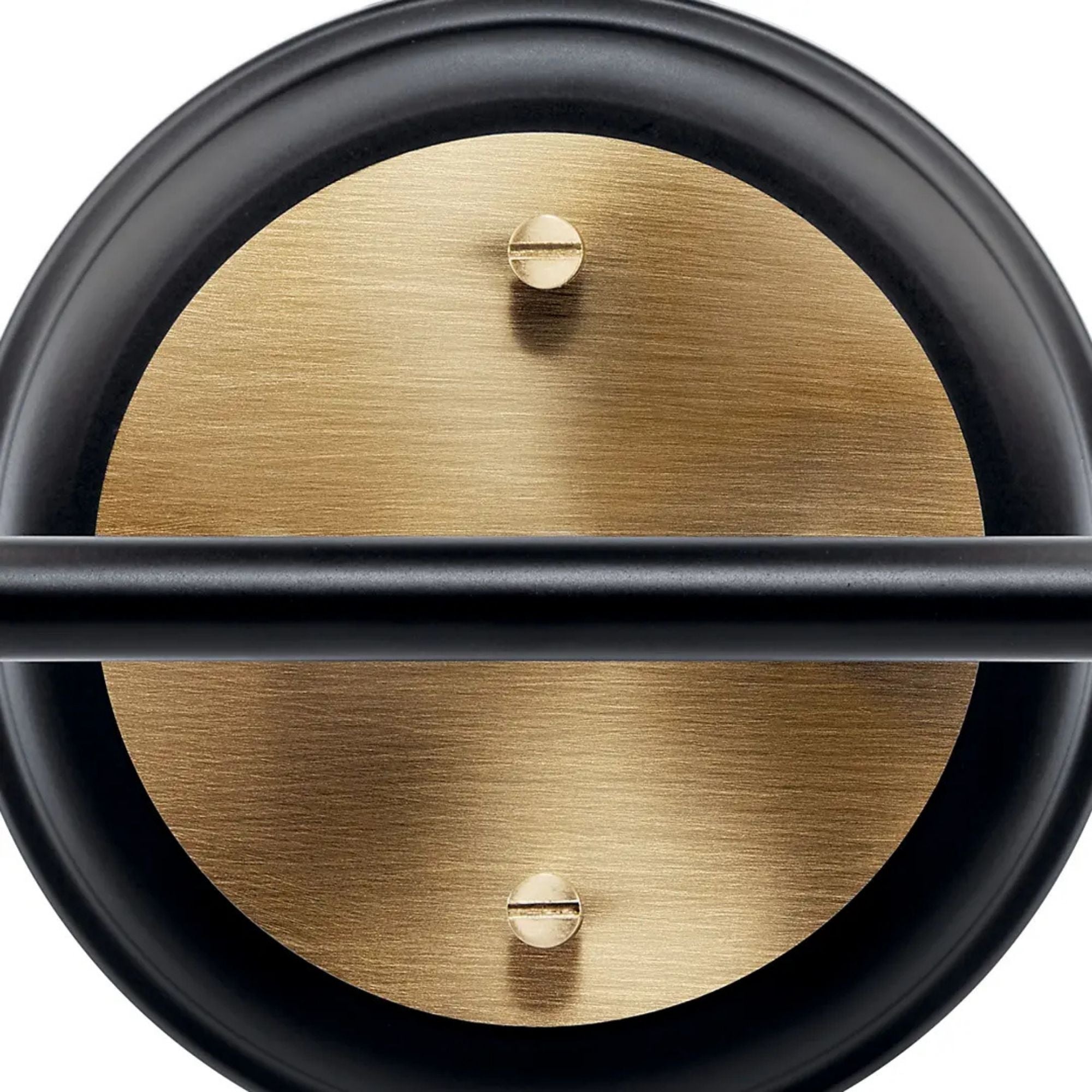 Kichler Lighting - Benno 15" 2-Light Vanity Light, Black & Champagne Finish | Bees Lighting