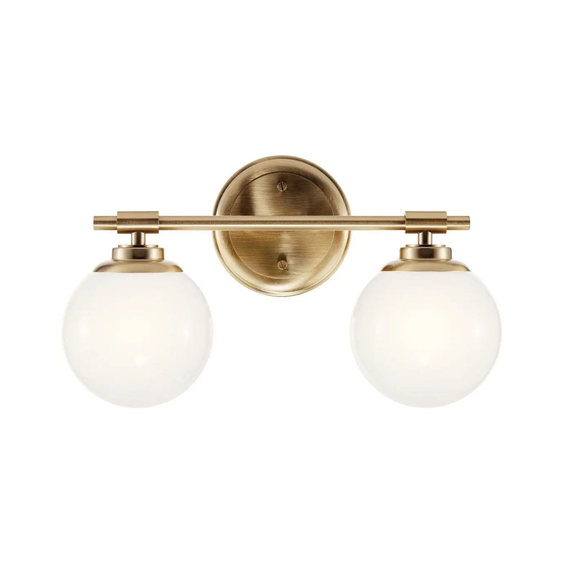 Kichler Lighting - Benno 15" 2-Light Vanity Light, Champagne Bronze Finish | Bees Lighting