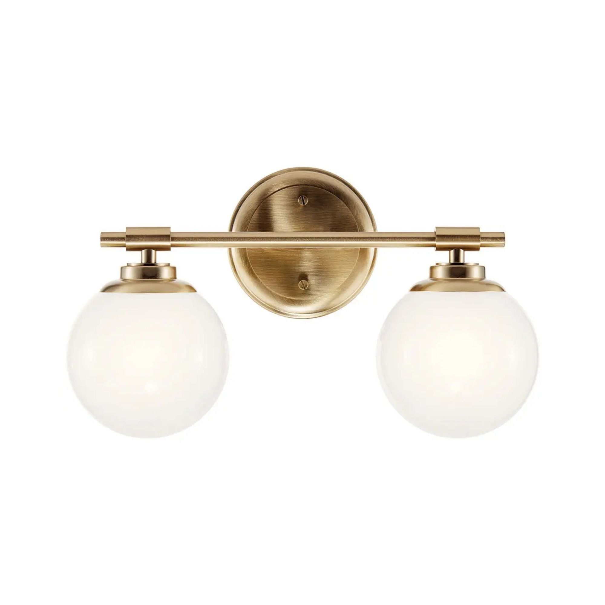 Kichler Lighting - Benno 15" 2-Light Vanity Light, Champagne Bronze Finish | Bees Lighting