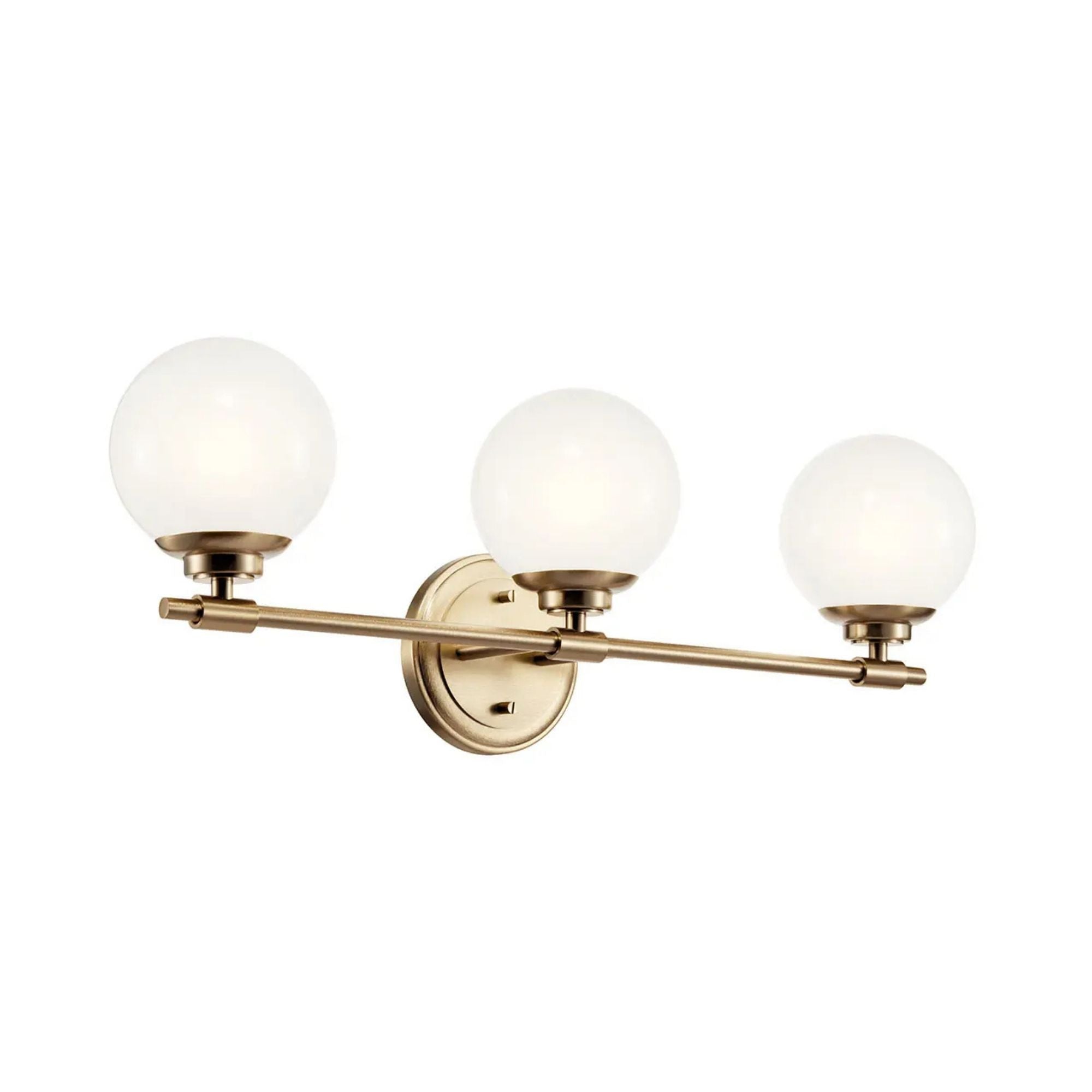 Benno 25" 3-Light Vanity Light, Champagne Bronze Finish