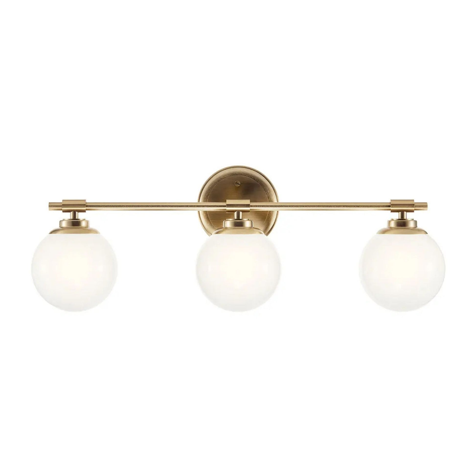 Kichler Lighting - Benno 25" 3-Light Vanity Light, Champagne Bronze Finish | Bees Lighting