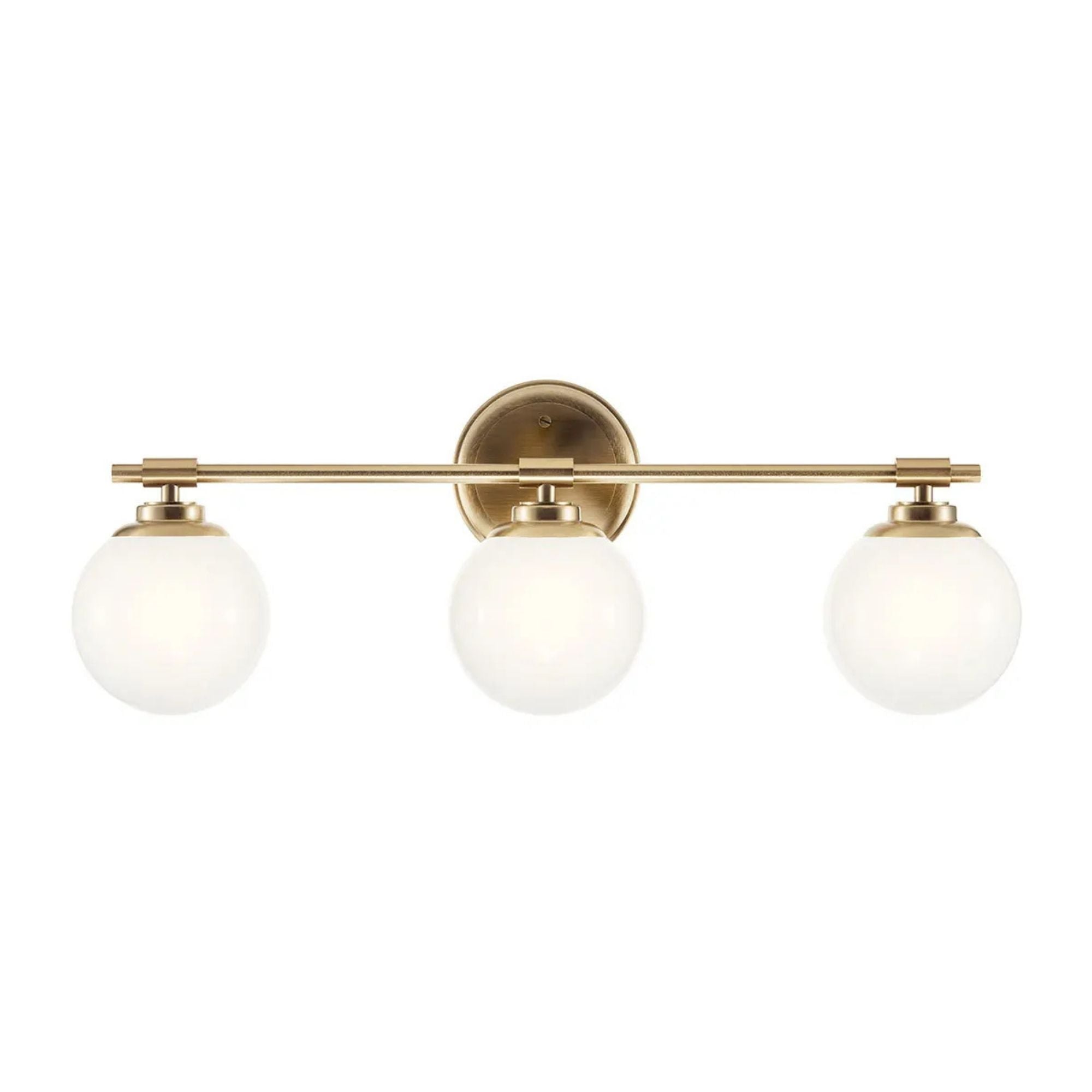 Kichler Lighting - Benno 25" 3-Light Vanity Light, Champagne Bronze Finish | Bees Lighting