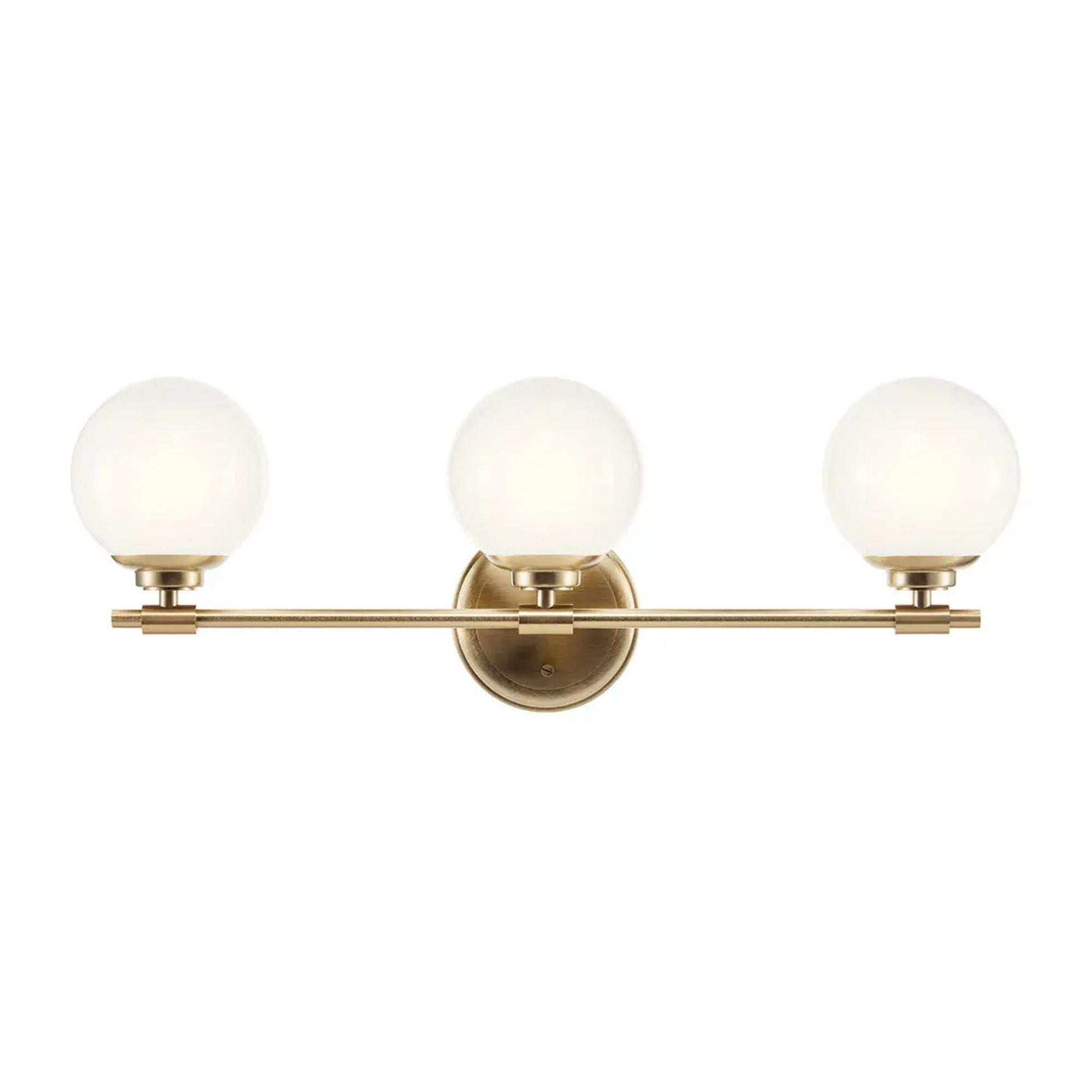 Kichler Lighting - Benno 25" 3-Light Vanity Light, Champagne Bronze Finish | Bees Lighting