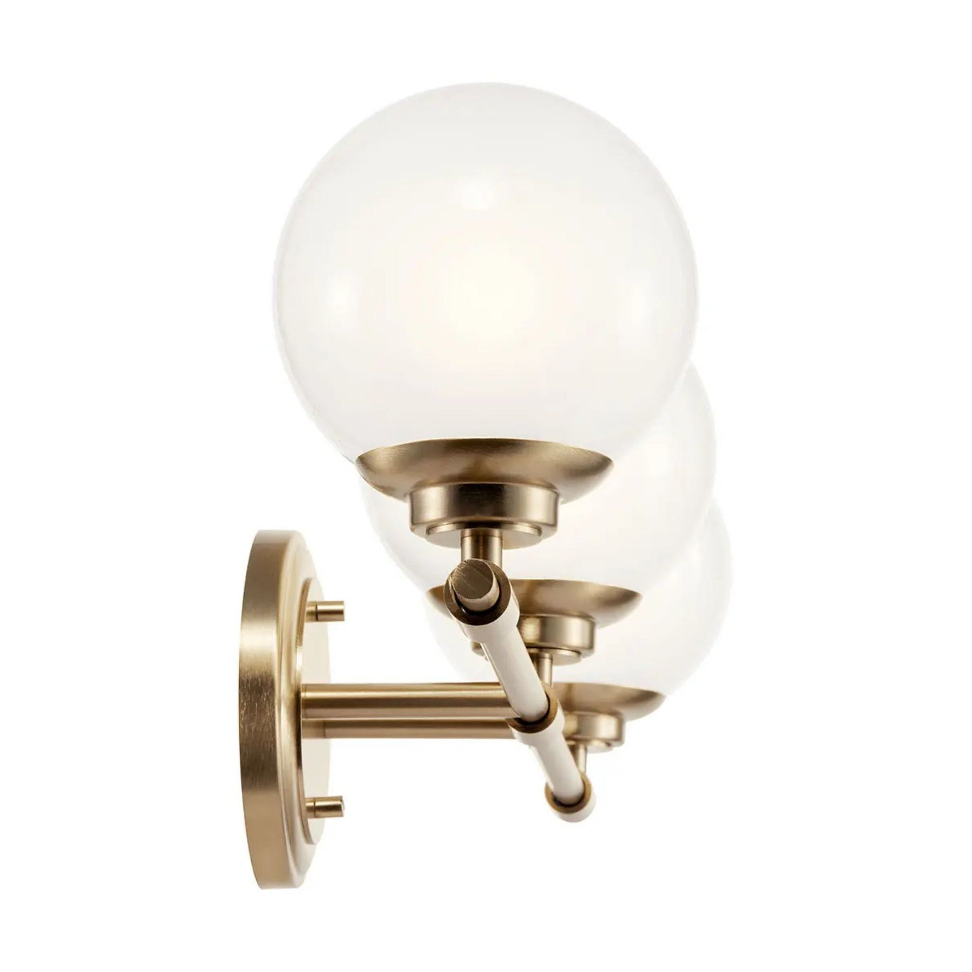 Kichler Lighting - Benno 25" 3-Light Vanity Light, Champagne Bronze Finish | Bees Lighting