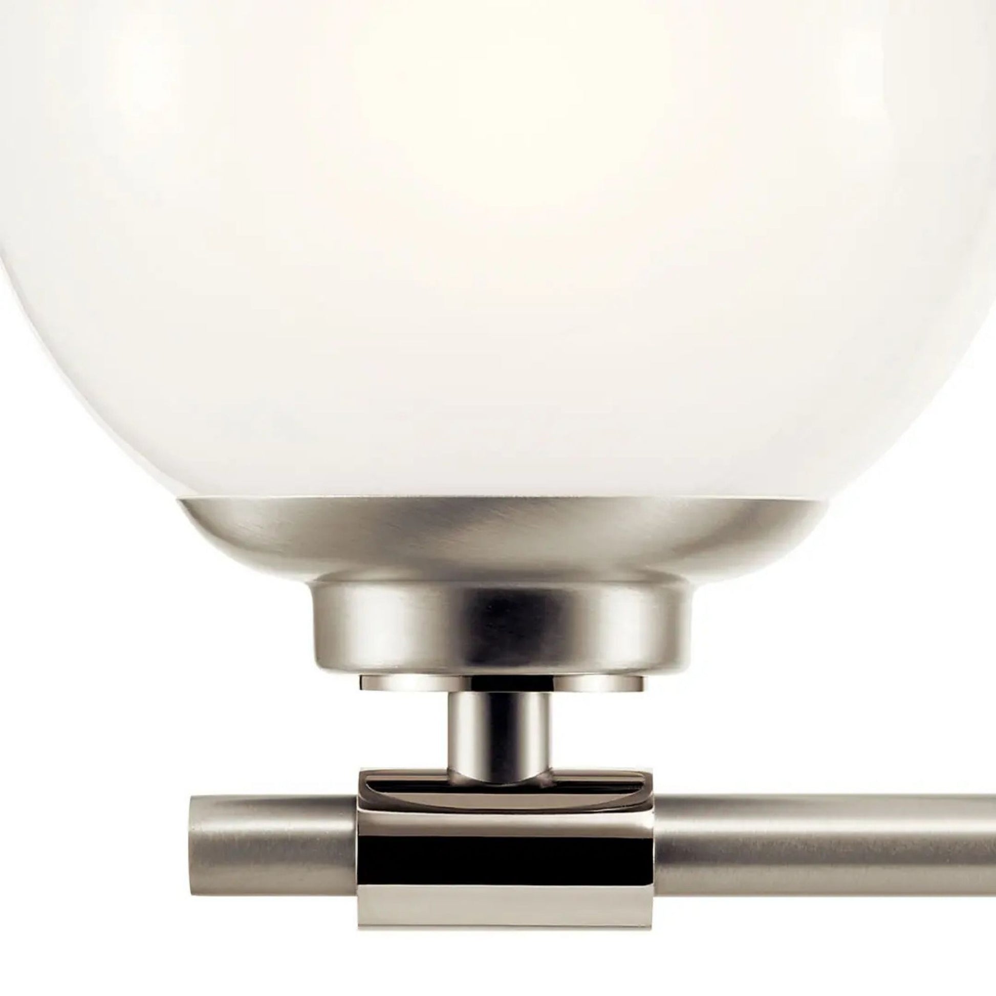 Kichler Lighting - Benno 25" 3-Light Vanity Light, Polished Nickel Finish | Bees Lighting