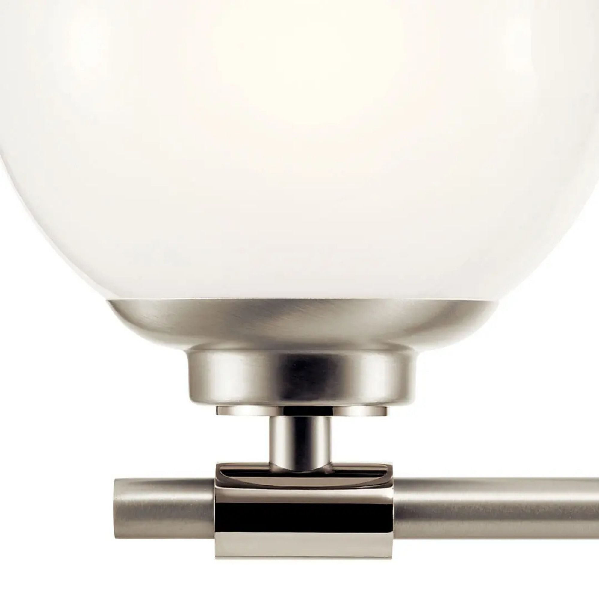 Kichler Lighting - Benno 25" 3-Light Vanity Light, Polished Nickel Finish | Bees Lighting