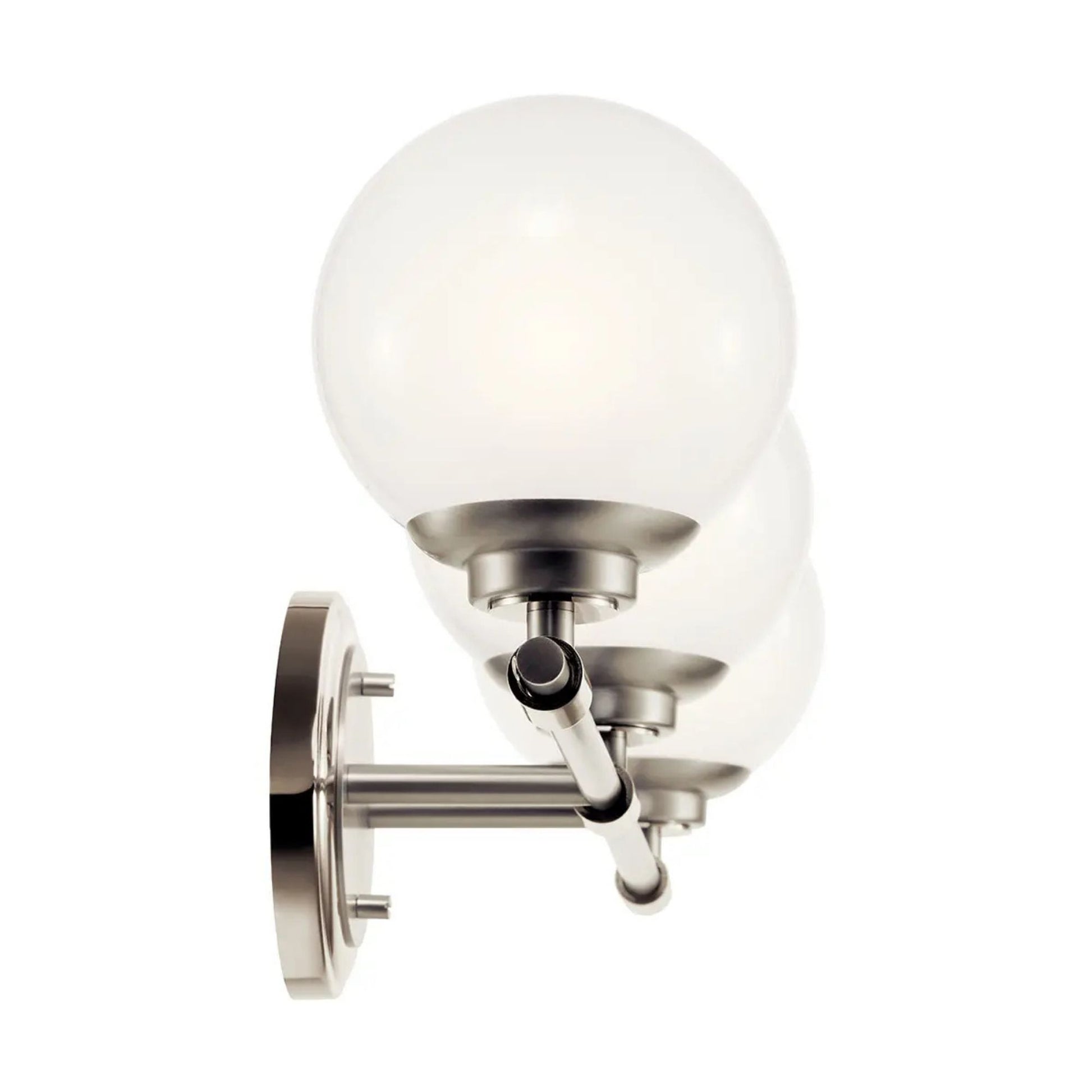 Kichler Lighting - Benno 25" 3-Light Vanity Light, Polished Nickel Finish | Bees Lighting