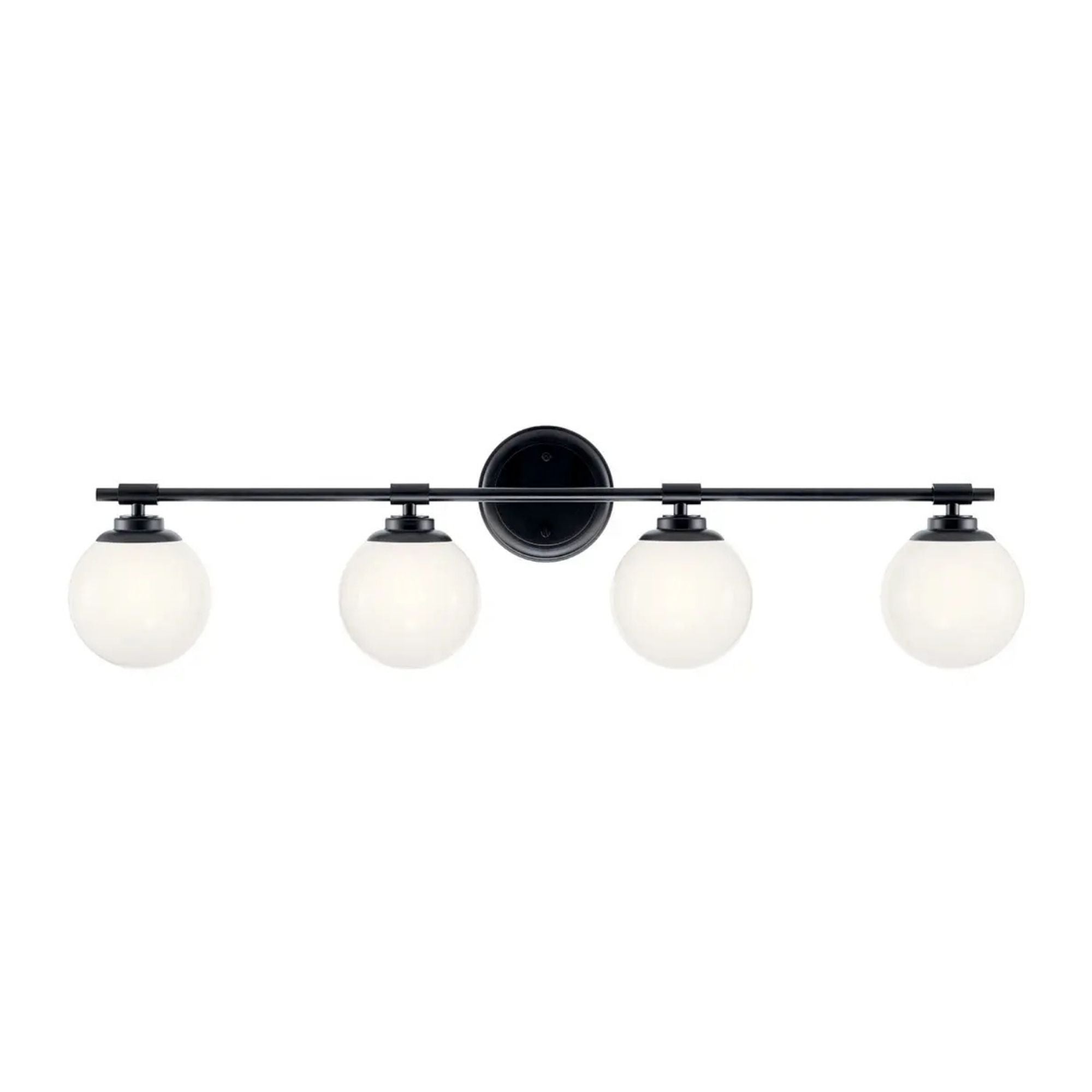 Kichler Lighting - Benno 34" 4-Light Vanity Light, Black Finish | Bees Lighting