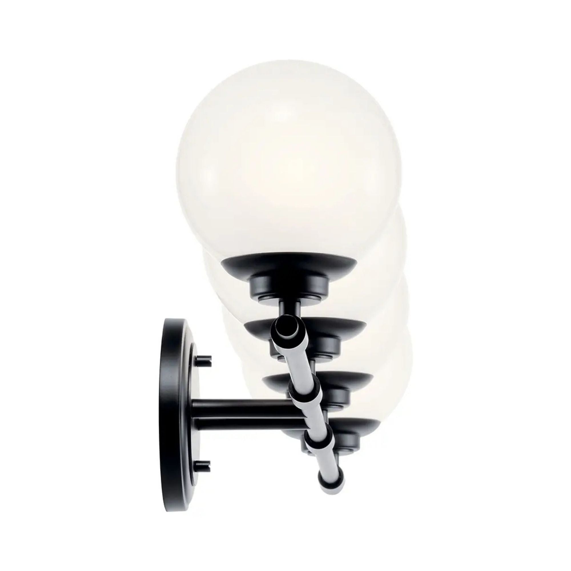 Kichler Lighting - Benno 34" 4-Light Vanity Light, Black Finish | Bees Lighting