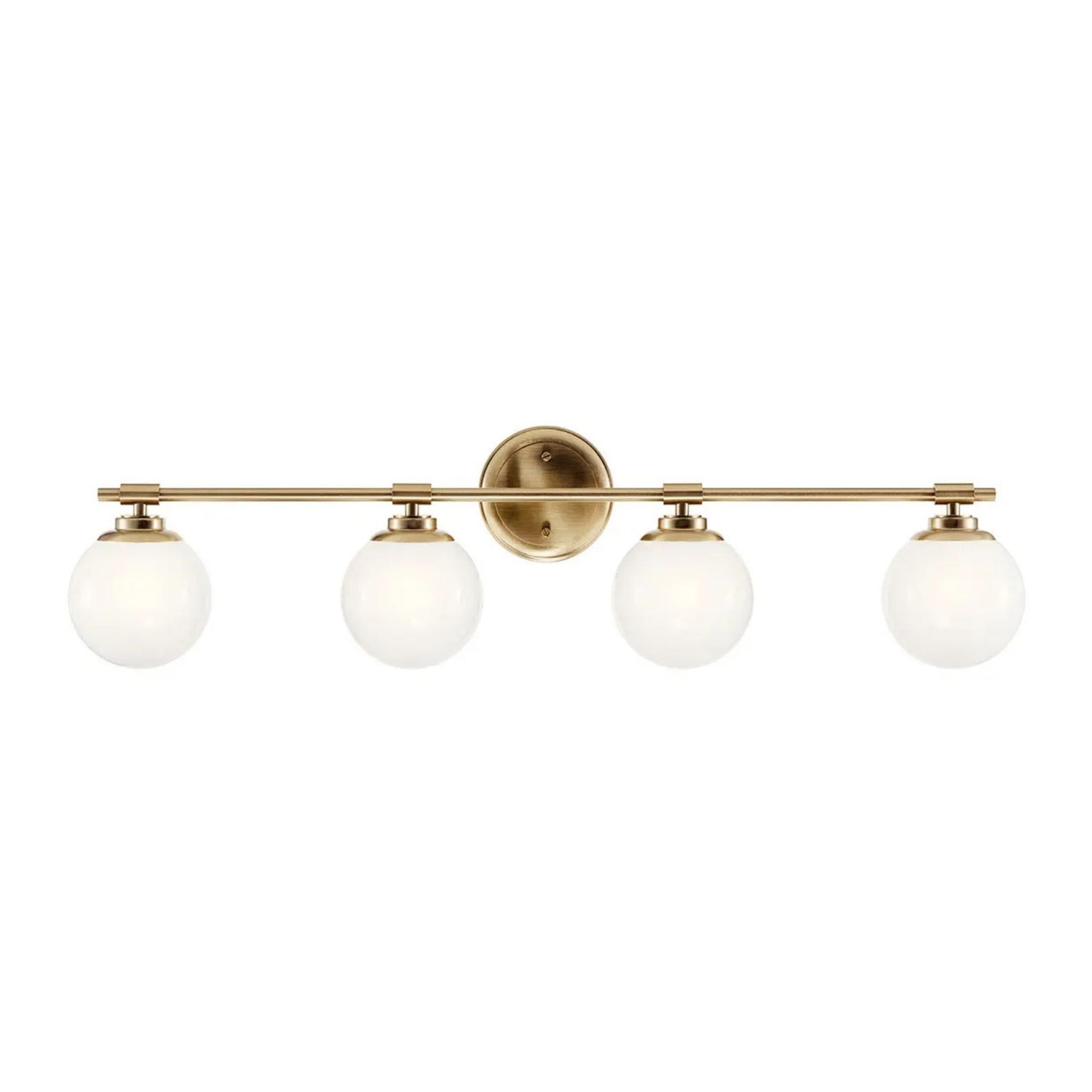 Kichler Lighting - Benno 34" 4-Light Vanity Light, Champagne Bronze Finish | Bees Lighting