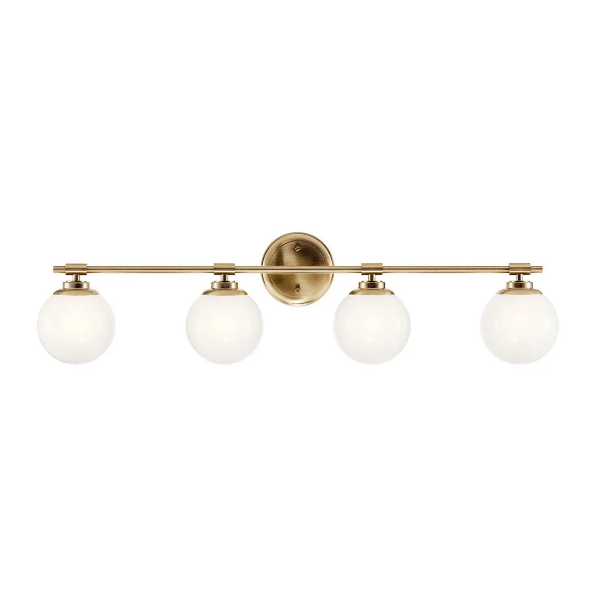Kichler Lighting - Benno 34" 4-Light Vanity Light, Champagne Bronze Finish | Bees Lighting