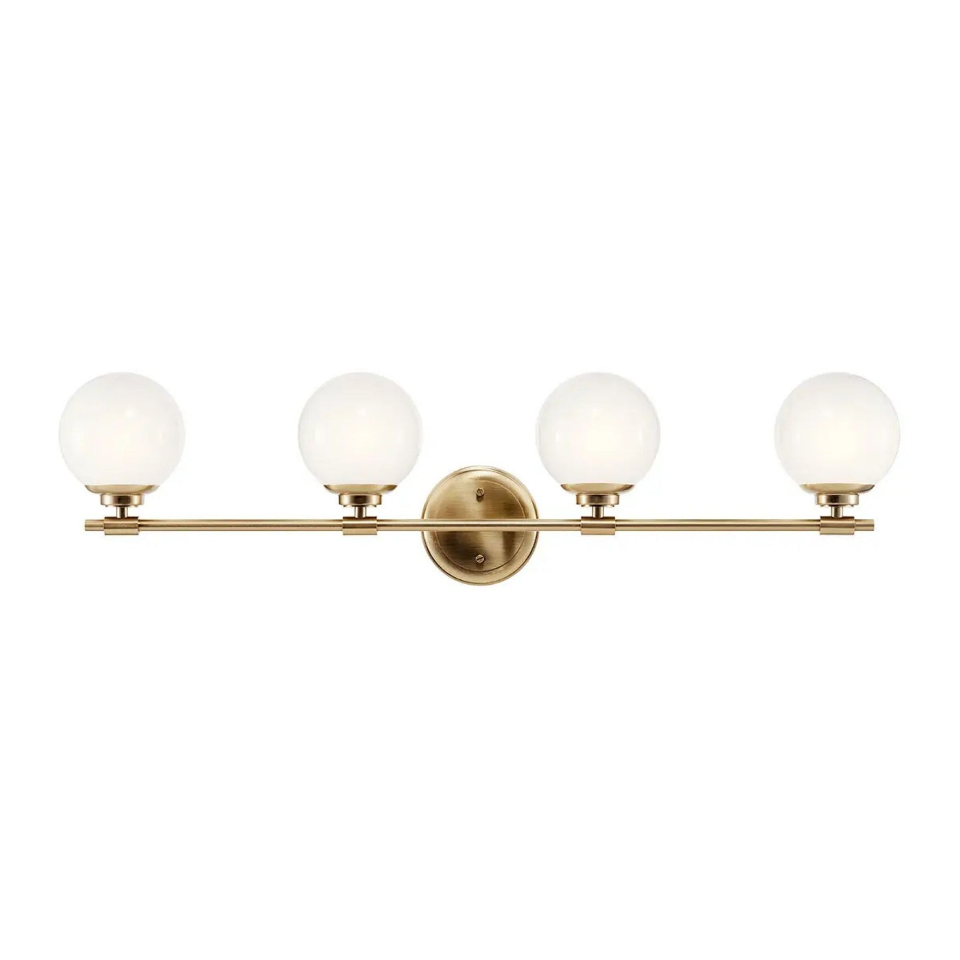 Kichler Lighting - Benno 34" 4-Light Vanity Light, Champagne Bronze Finish | Bees Lighting