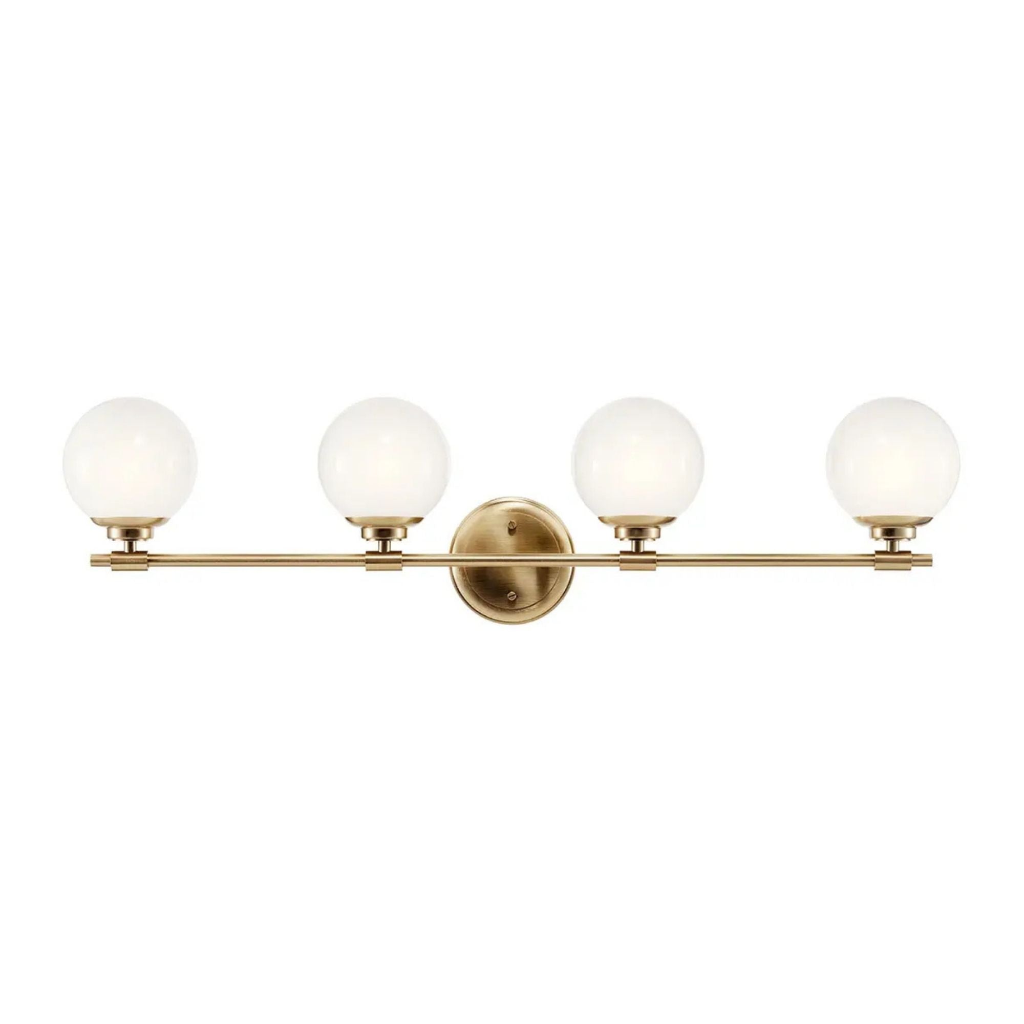 Kichler Lighting - Benno 34" 4-Light Vanity Light, Champagne Bronze Finish | Bees Lighting
