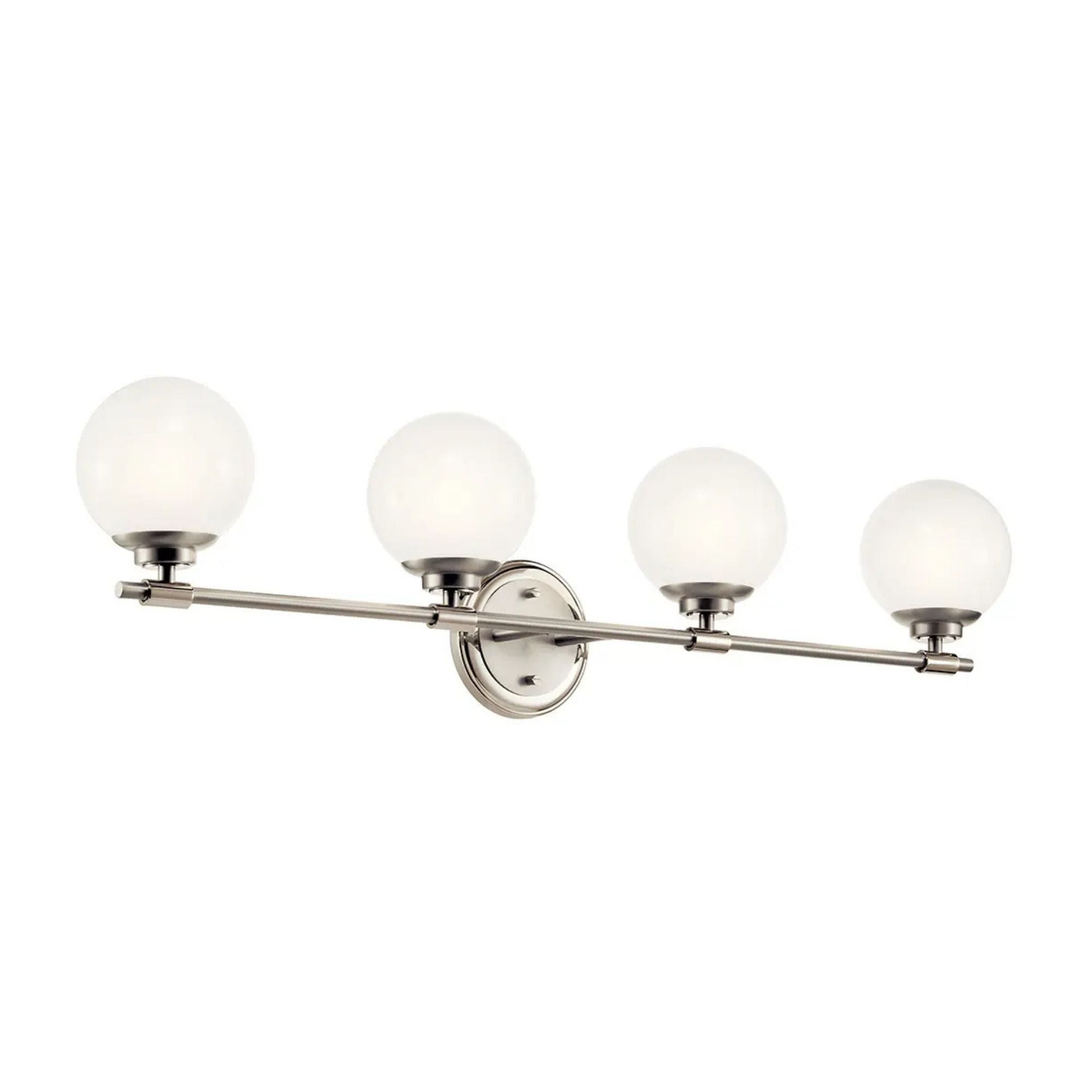 Benno 34" 4-Light Vanity Light, Polished Nickel Finish