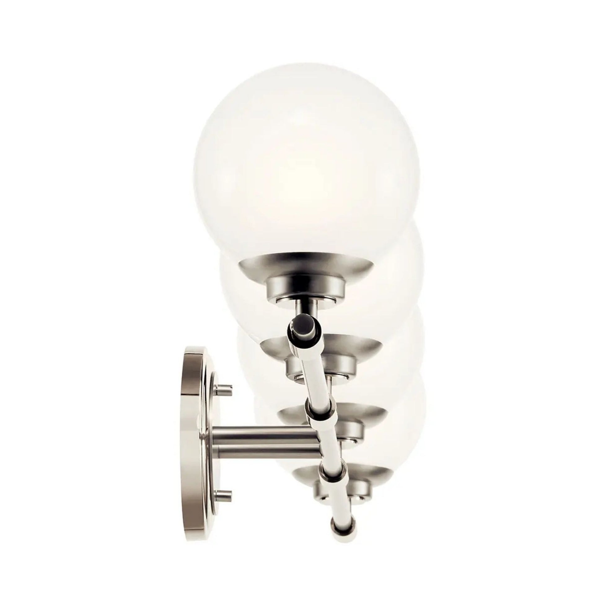 Kichler Lighting - Benno 34" 4-Light Vanity Light, Polished Nickel Finish | Bees Lighting