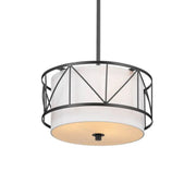 Birkleigh 24" 4-Light Pendant, Black Finish
