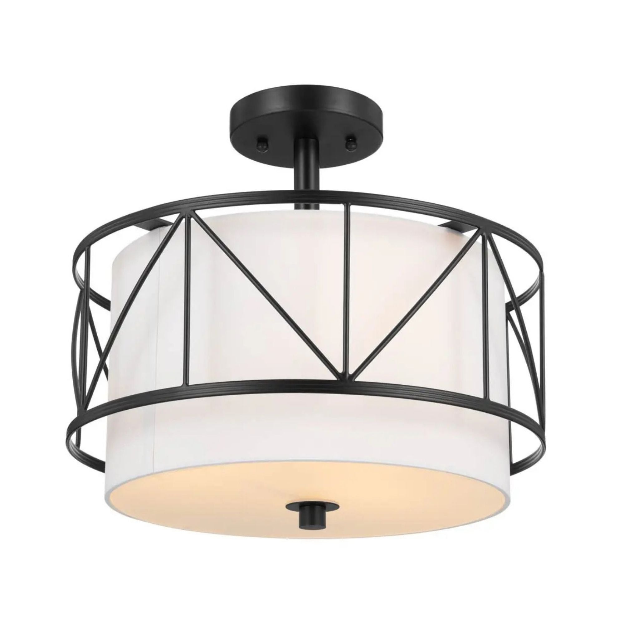 Birkleigh 24" 4-Light Pendant, Black Finish
