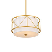 Birkleigh 24" 4-Light Pendant, Classic Gold Finish