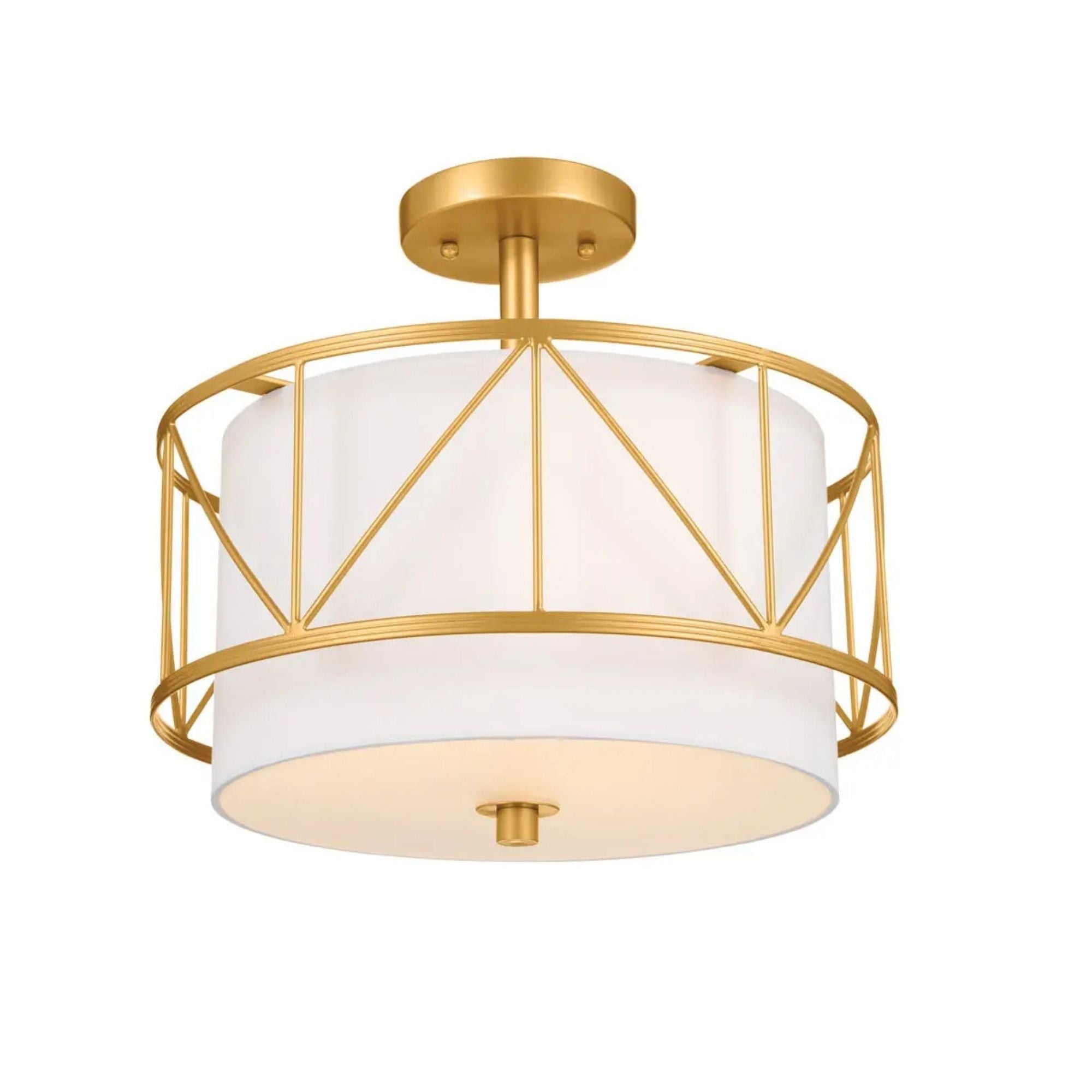 Birkleigh 24" 4-Light Pendant, Classic Gold Finish