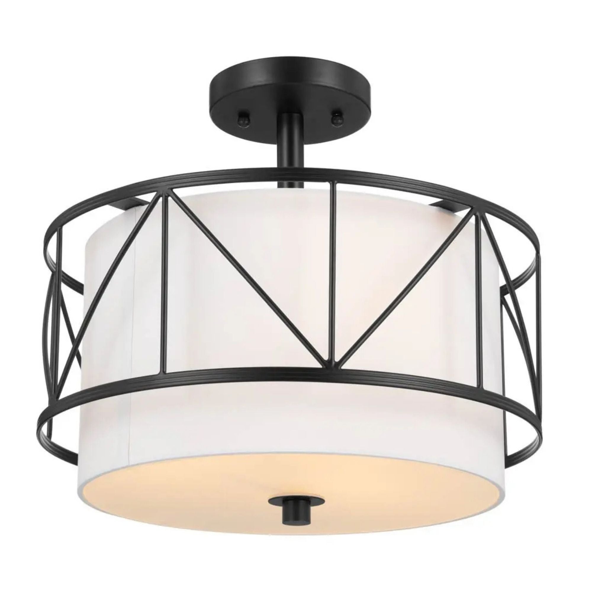 Birkleigh 14" 3-Light Pendant, Black Finish - Bees Lighting