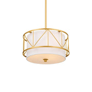 Birkleigh 14" 3-Light Pendant, Classic Gold Finish