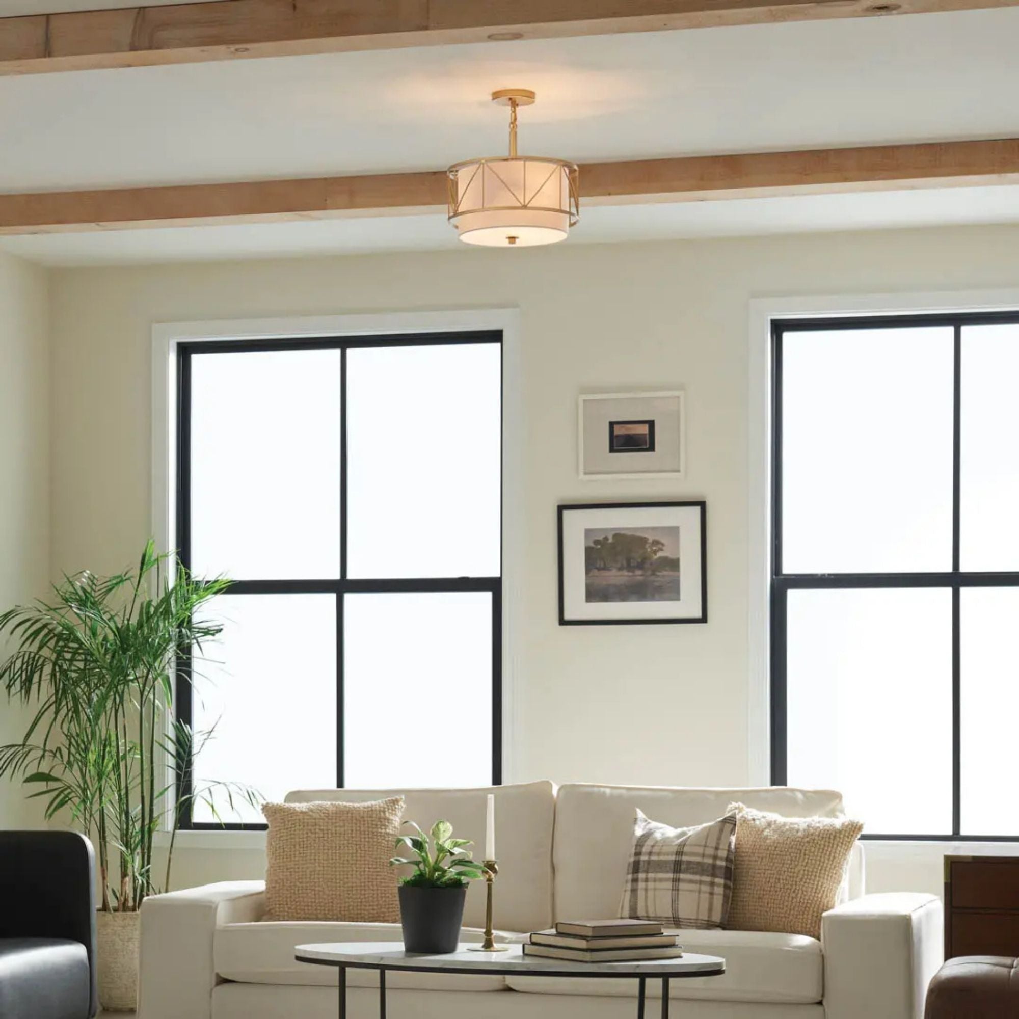 Birkleigh 14" 3-Light Pendant, Classic Gold Finish