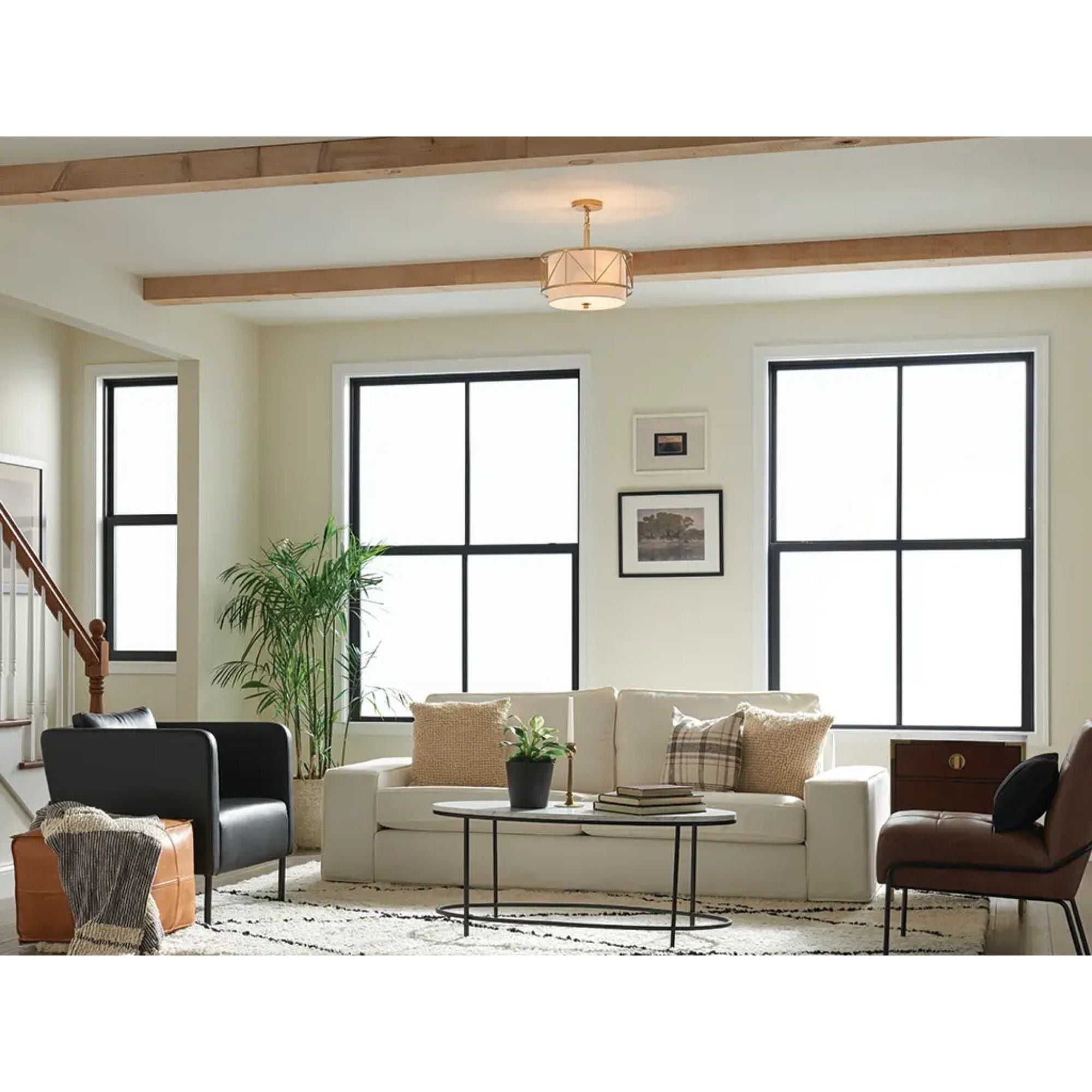 Birkleigh 14" 3-Light Pendant, Classic Gold Finish