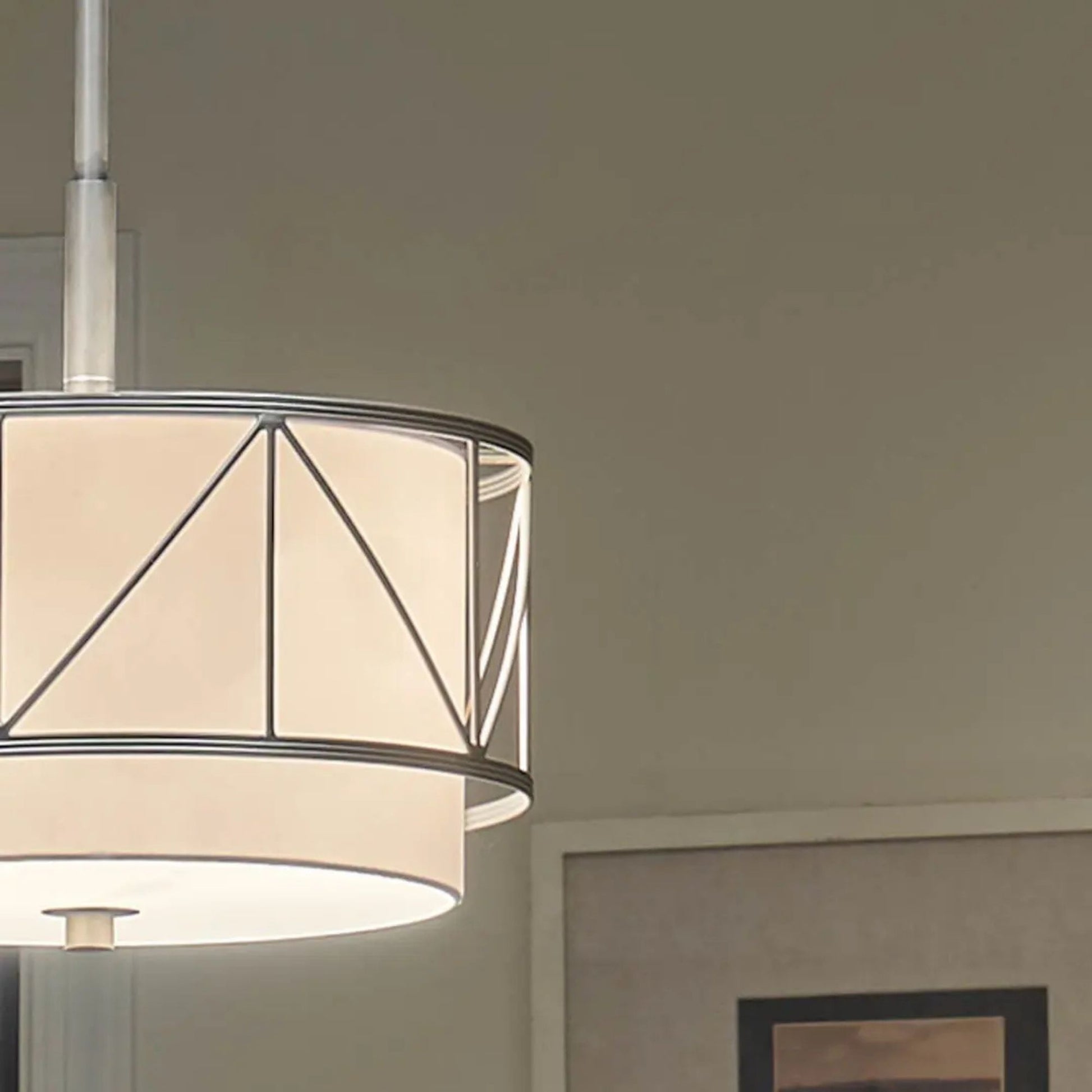 Birkleigh 14" 3-Light Pendant, Satin Nickel Finish - Bees Lighting