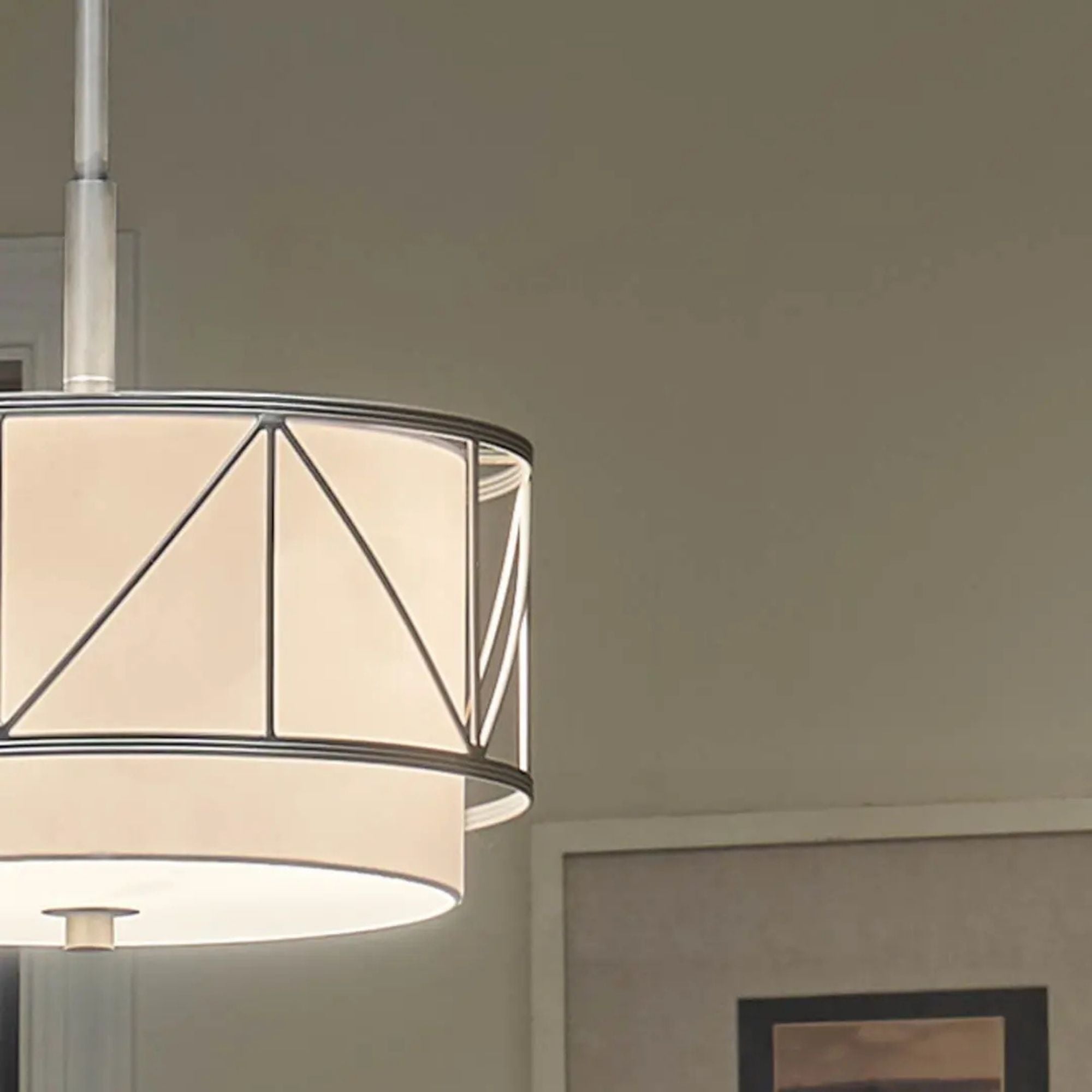 Birkleigh 14" 3-Light Pendant, Satin Nickel Finish - Bees Lighting