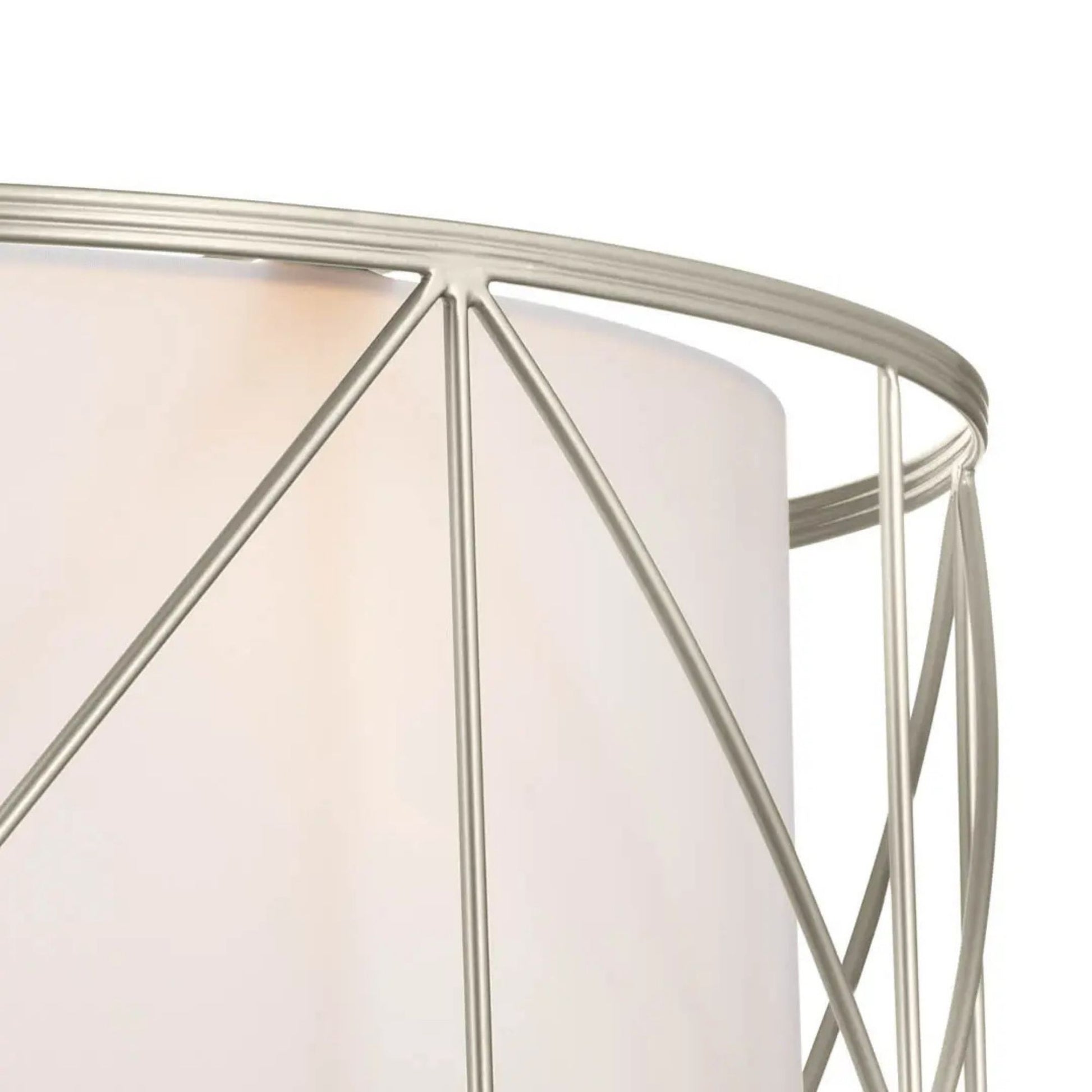 Birkleigh 18" 3-Light Pendant, Satin Nickel Finish - Bees Lighting