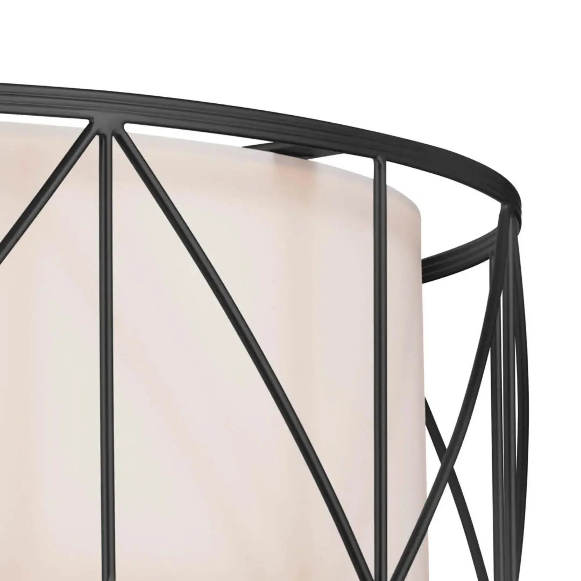 Kichler Lighting - Birkleigh 24" 4-Light Semi-Flush Mount, Black Finish | Bees Lighting