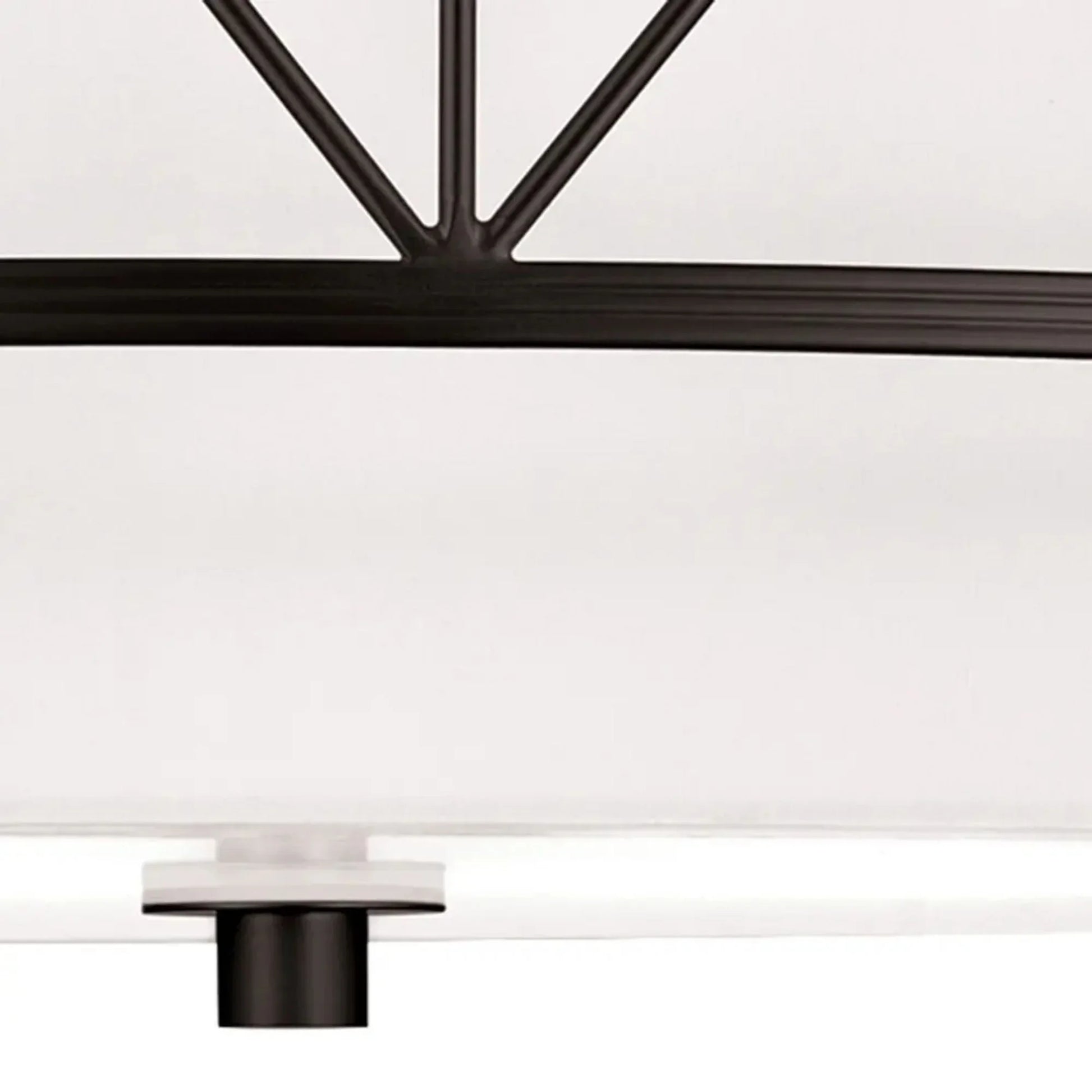 Kichler Lighting - Birkleigh 24" 4-Light Semi-Flush Mount, Black Finish | Bees Lighting