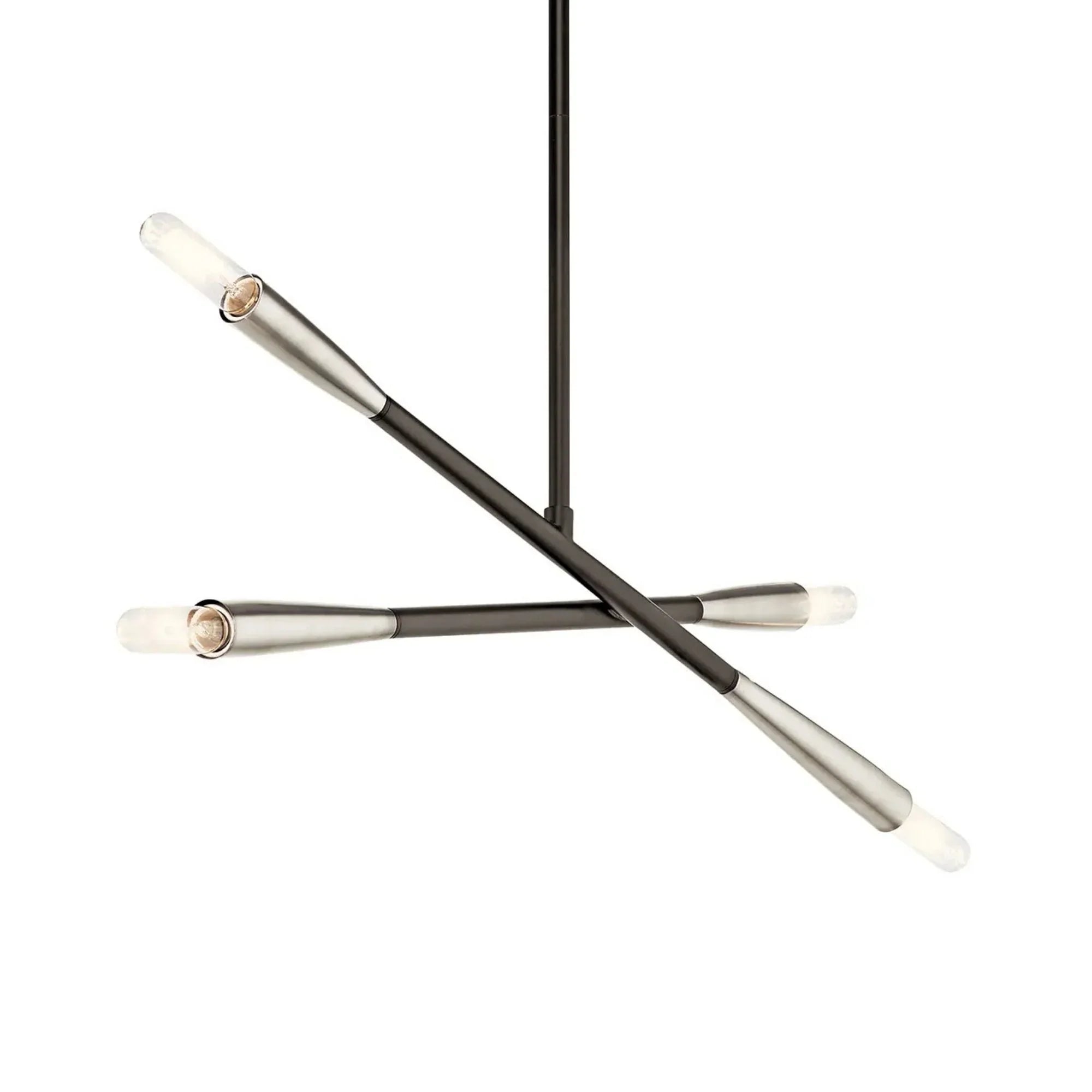 Kichler Branches 20 in. 4-Light Chandelier, Black