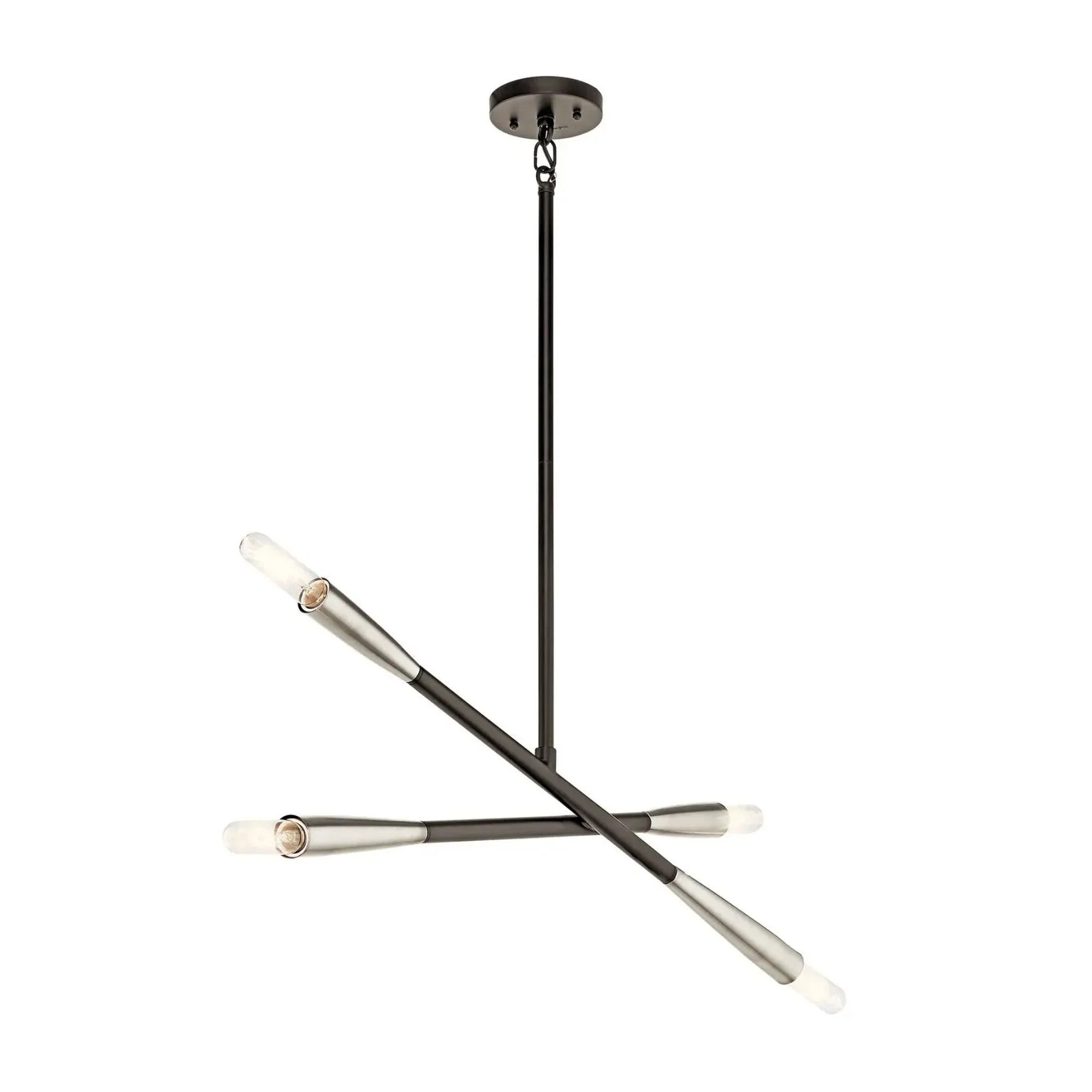 Kichler Branches 20 in. 4-Light Chandelier, Black