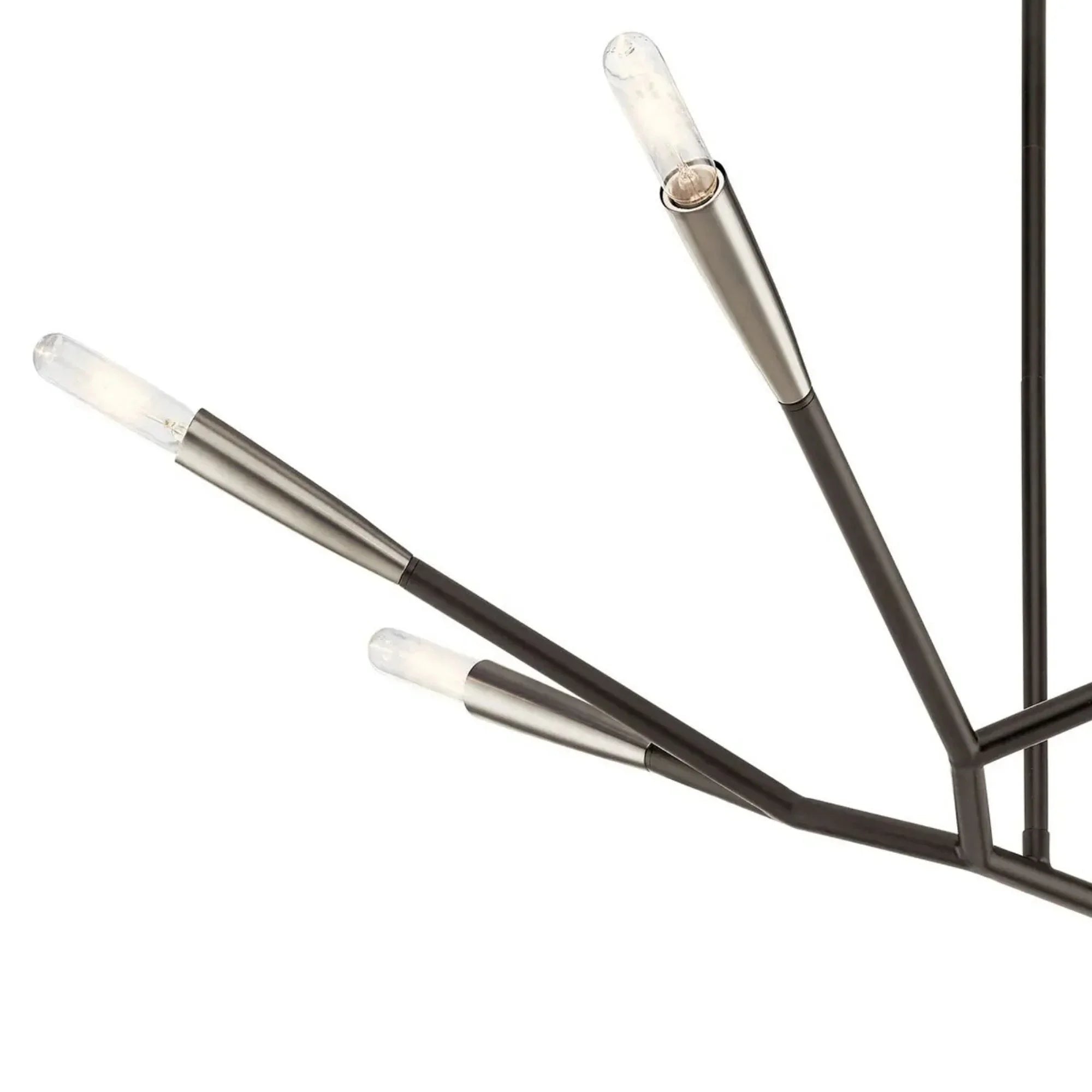 Kichler Branches 25.25 in. 7-Light Chandelier, Black