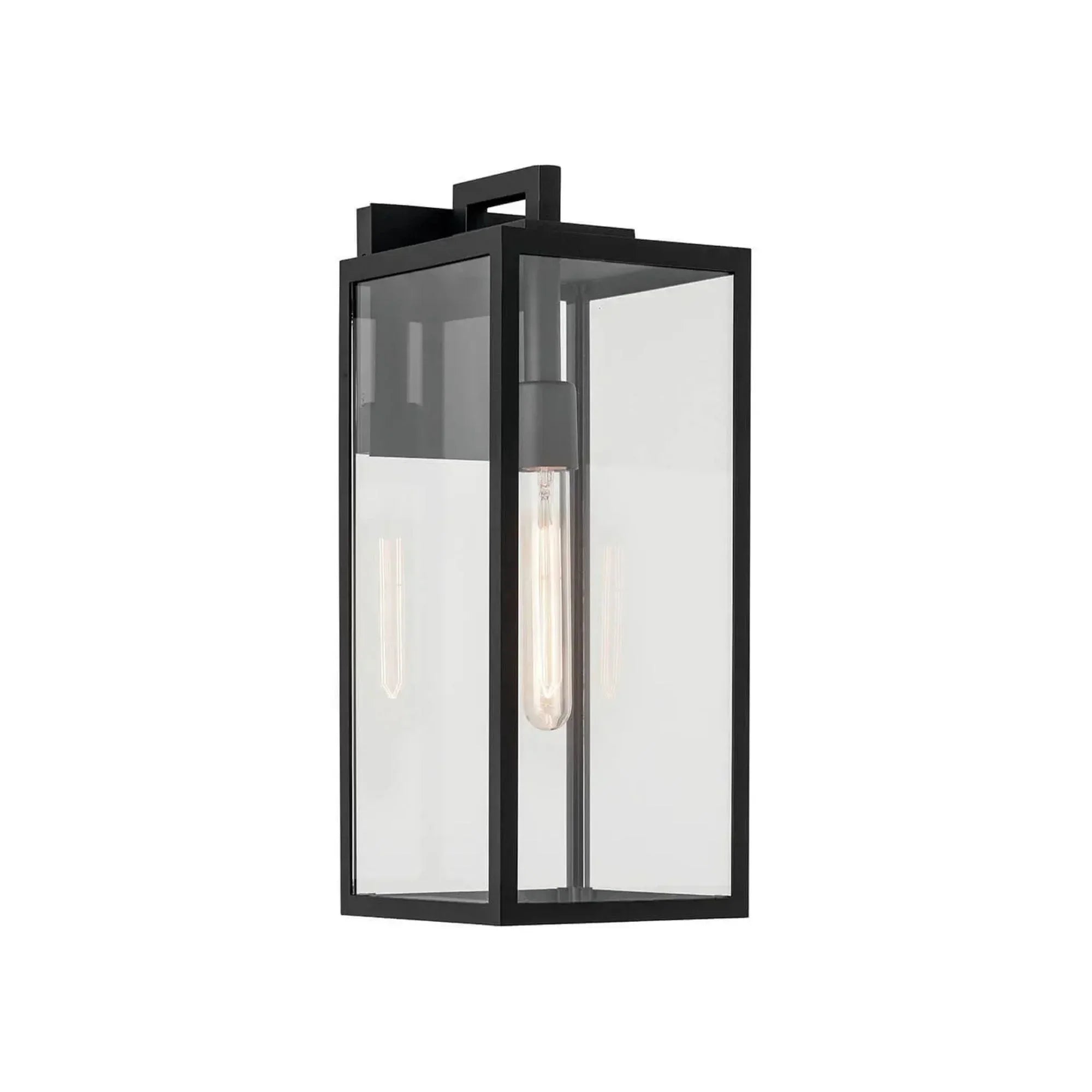 Kichler Branner 17.75 in. Outdoor Wall Lantern Textured Black