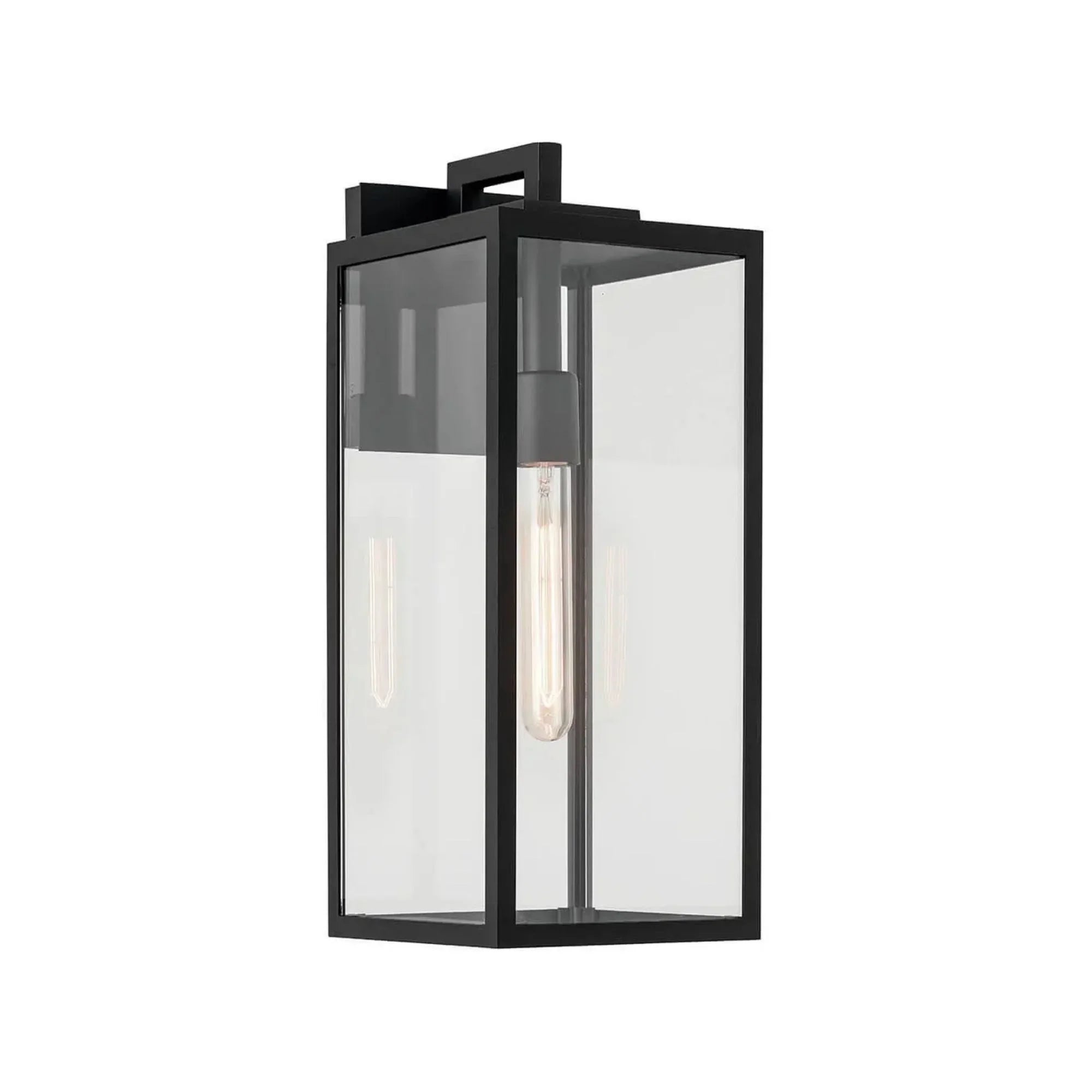 Kichler Branner 17.75 in. Outdoor Wall Lantern Textured Black