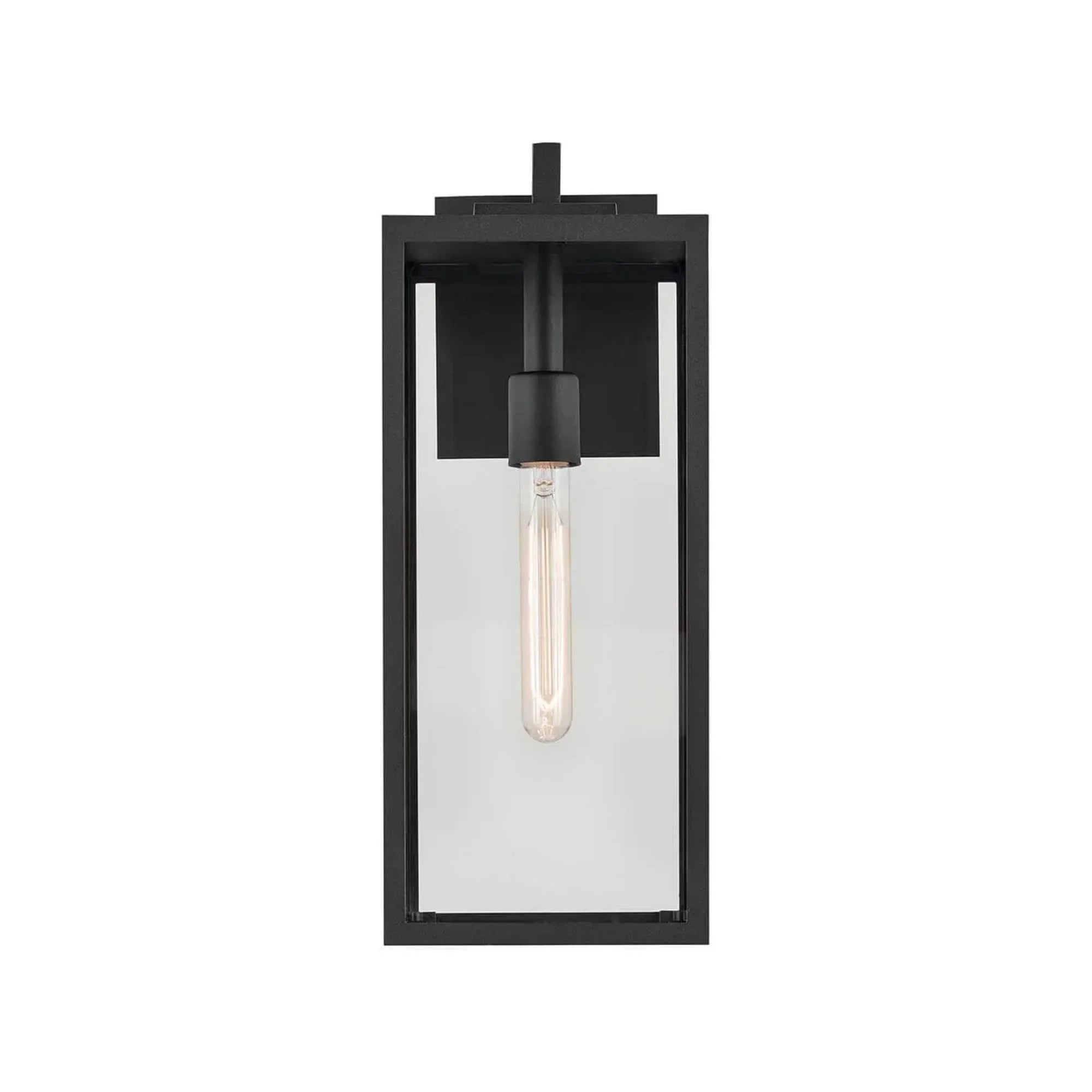 Kichler Branner 17.75 in. Outdoor Wall Lantern Textured Black