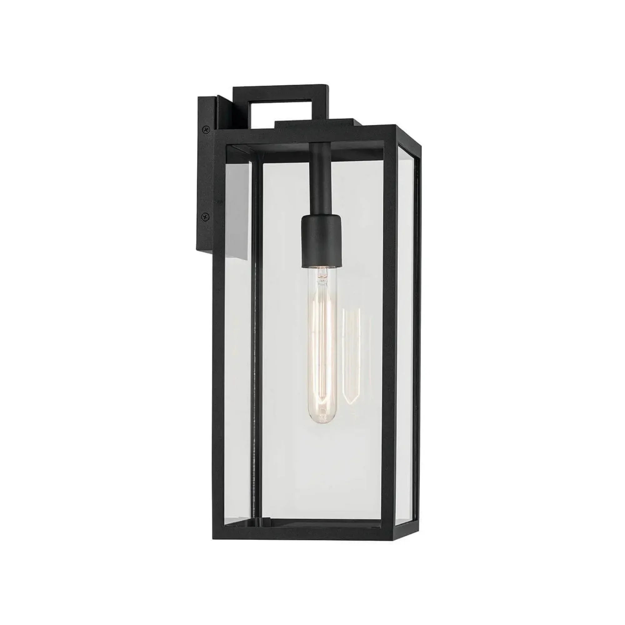 Kichler Branner 17.75 in. Outdoor Wall Lantern Textured Black