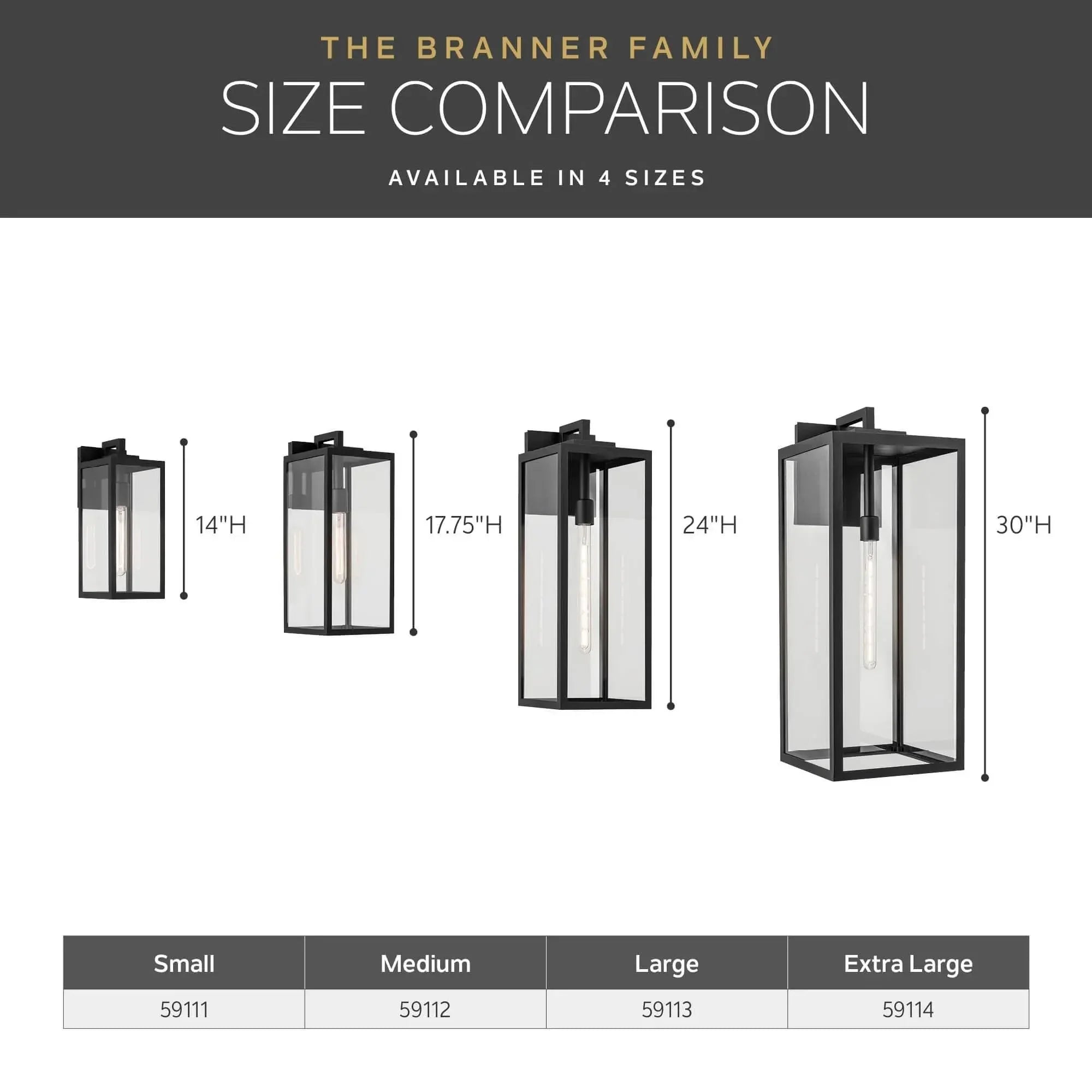 Kichler Branner 24 in. Outdoor Wall Lantern Olde Bronze